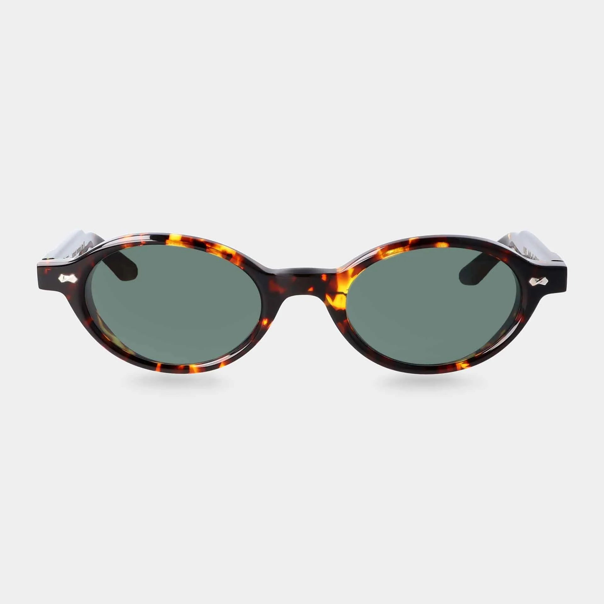 TBD Eyewear Ellipse Eco Dark Havana | Bottle Green Lens Sunglasses