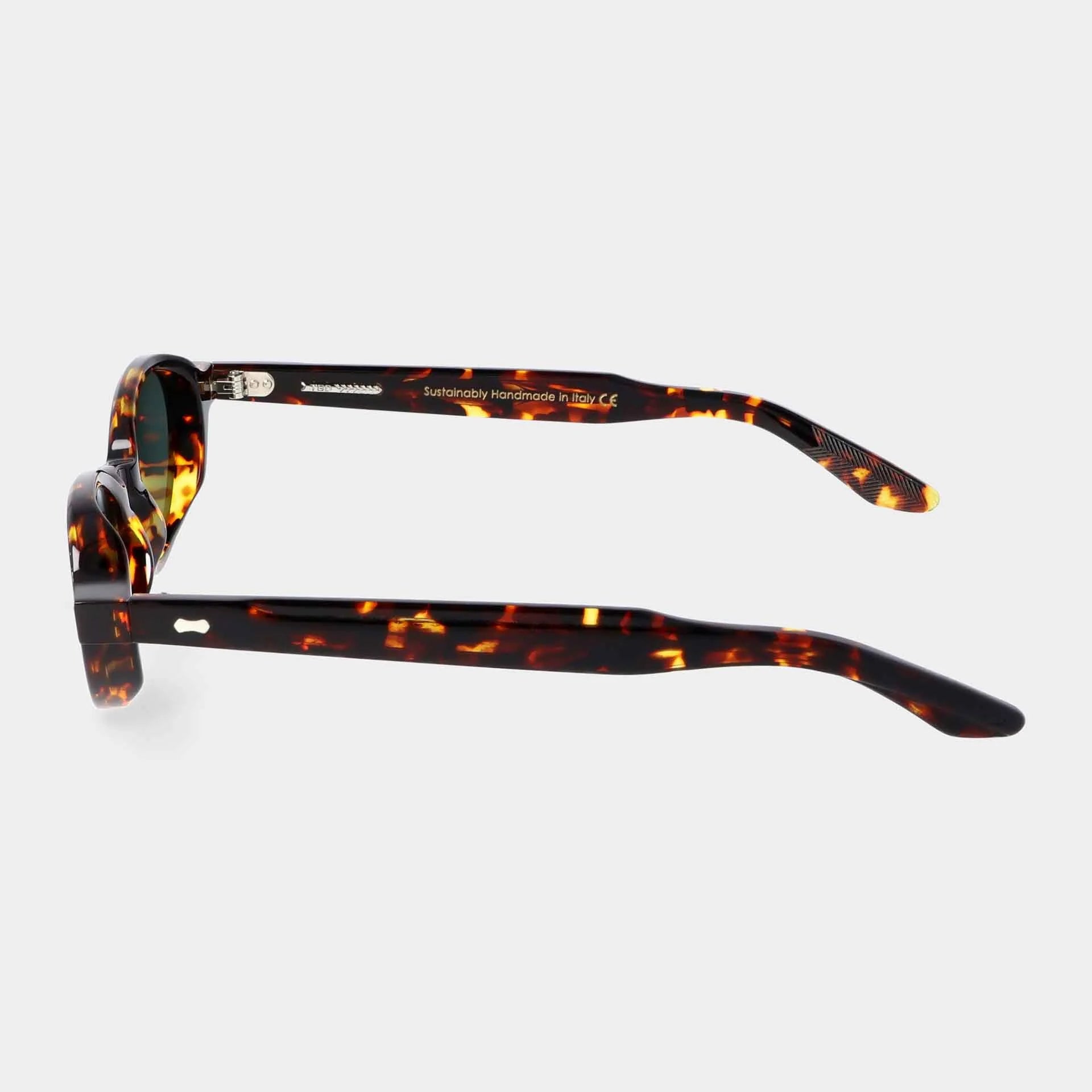 TBD Eyewear Ellipse Eco Dark Havana | Bottle Green Lens Sunglasses