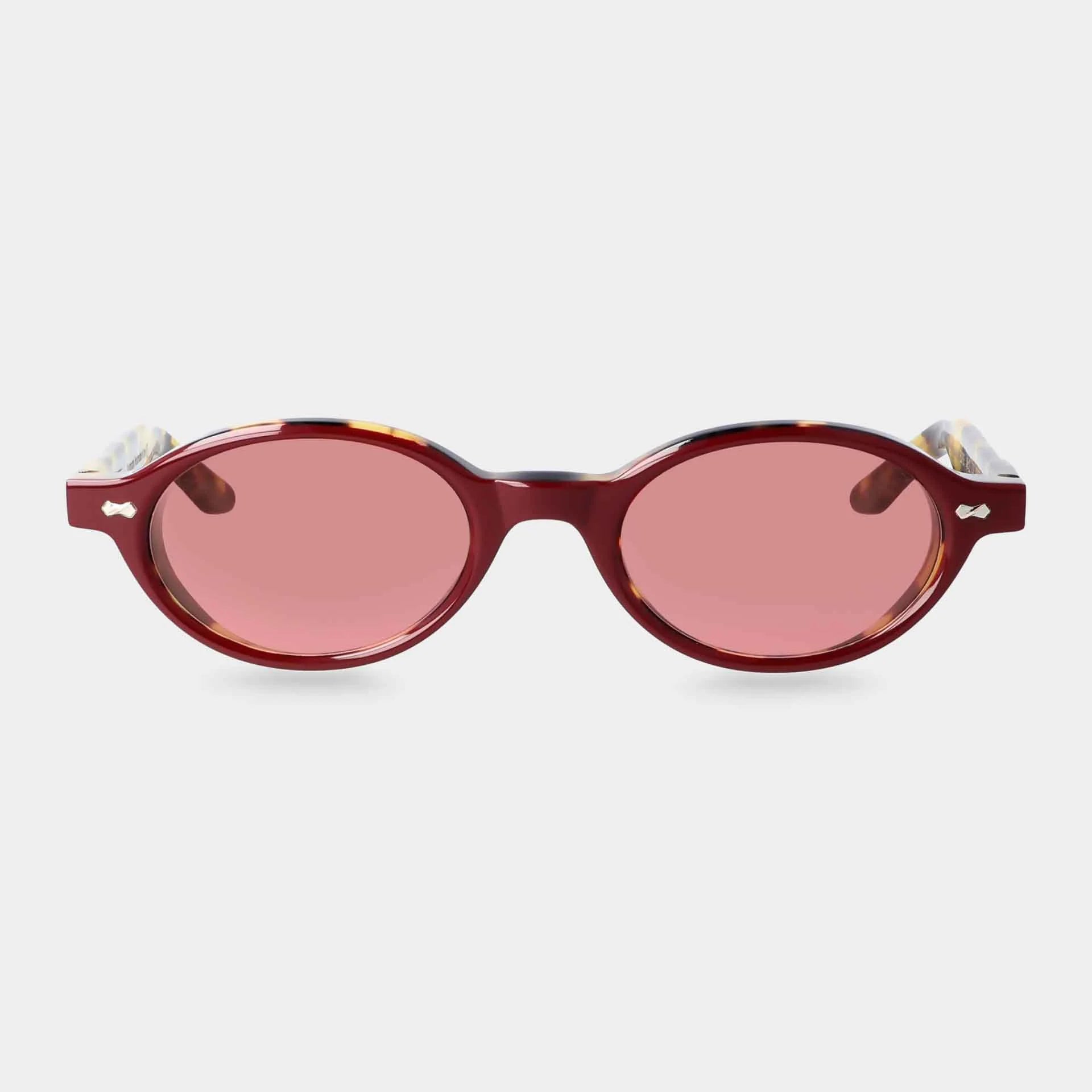 TBD Eyewear Ellipse Plum | Red Lens Sunglasses