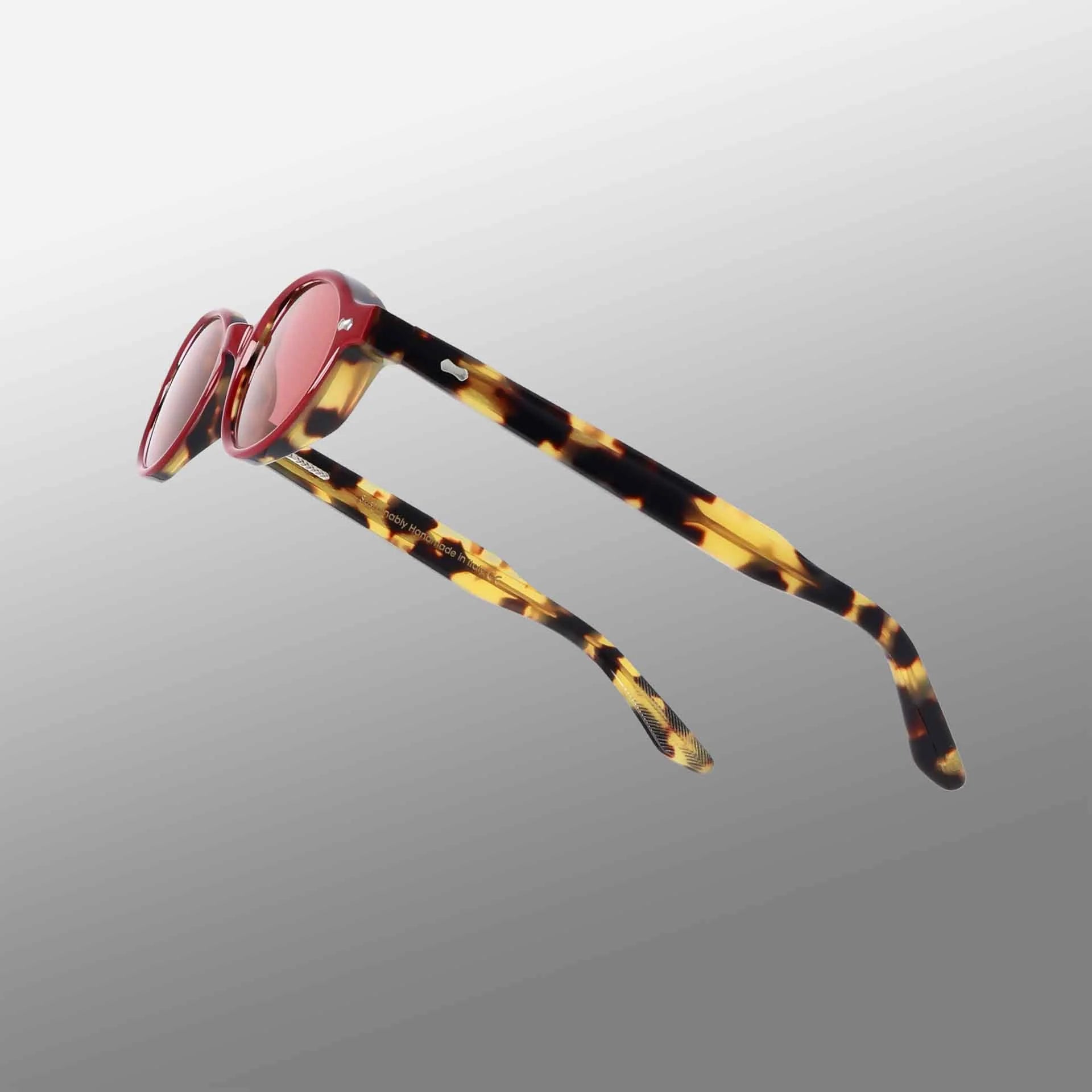 TBD Eyewear Ellipse Plum | Red Lens Sunglasses