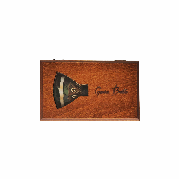 Genius Bowtie Goethe Feather Bow Tie - Green & Orange