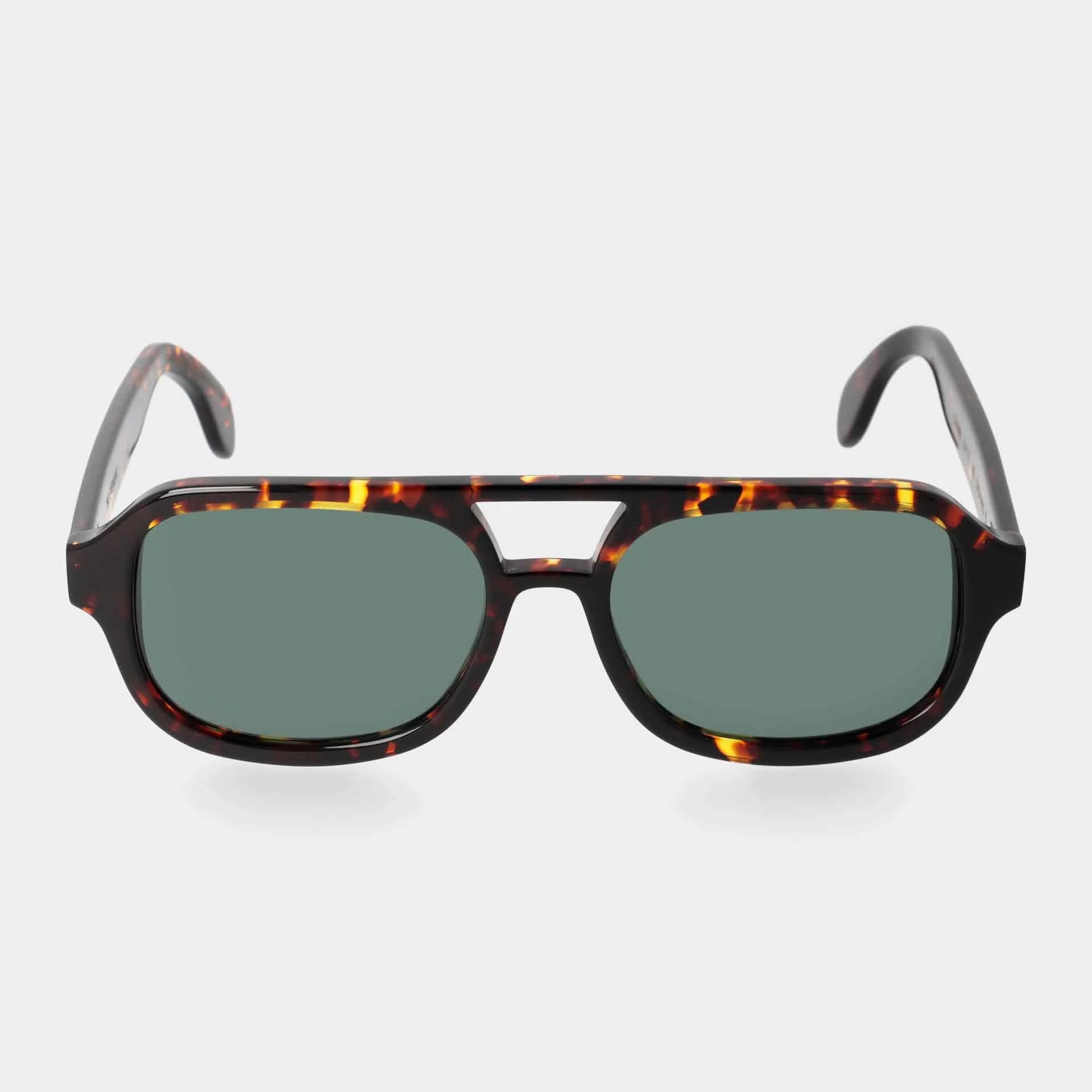 TBD Eyewear Gianni Eco Dark Havana | Bottle Green Lens Sunglasses
