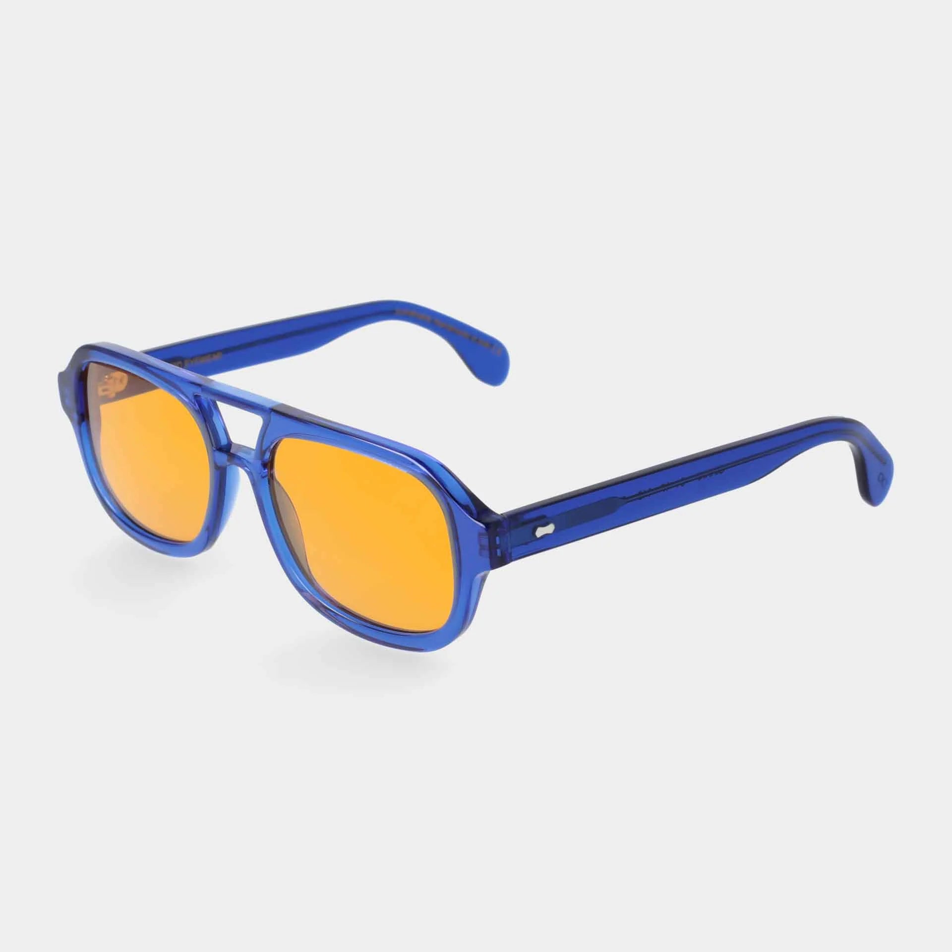 TBD Eyewear Gianni Royal Blue | Orange Lens Sunglasses