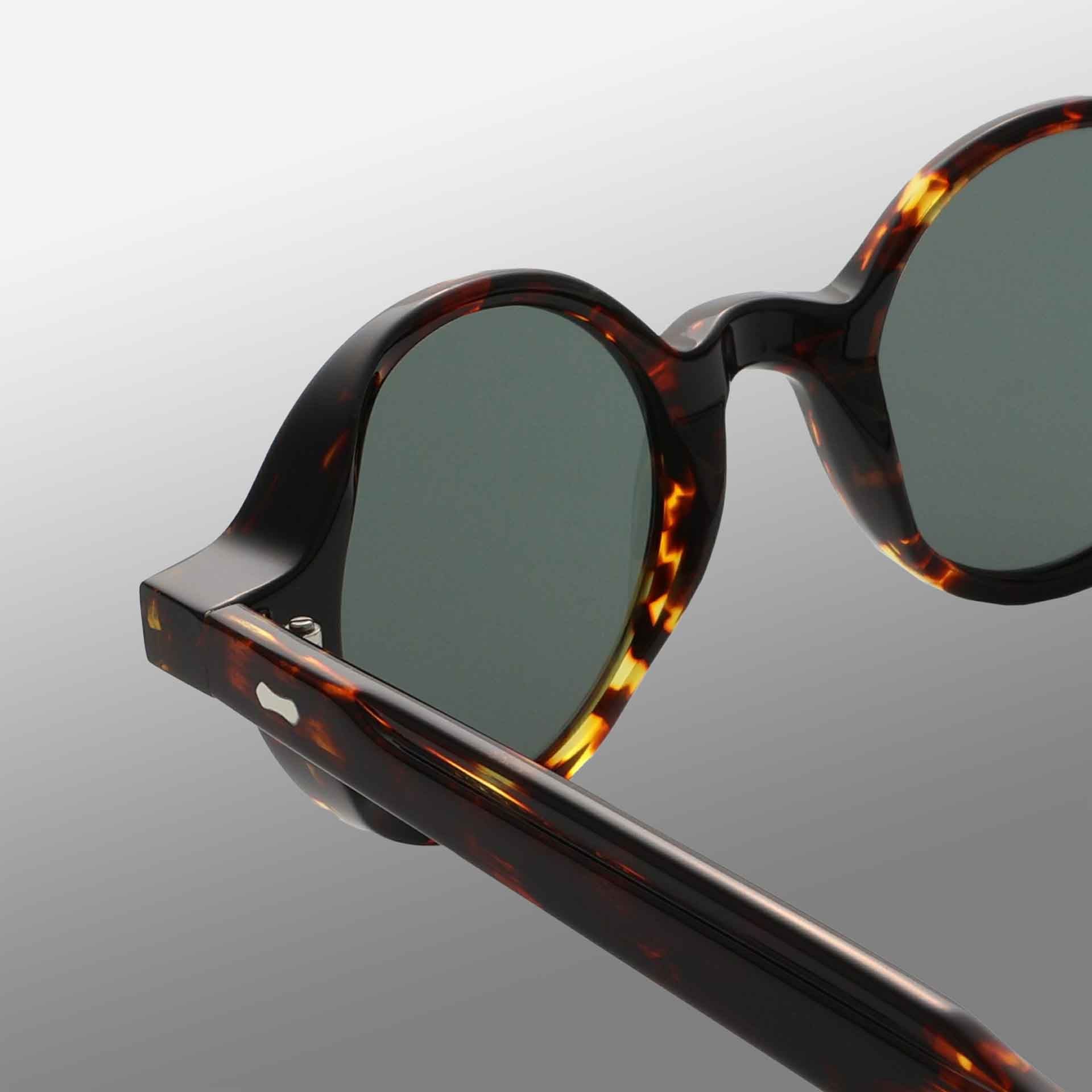 TBD Eyewear Giotto Eco Dark Havana | Bottle Green Lens Sunglasses
