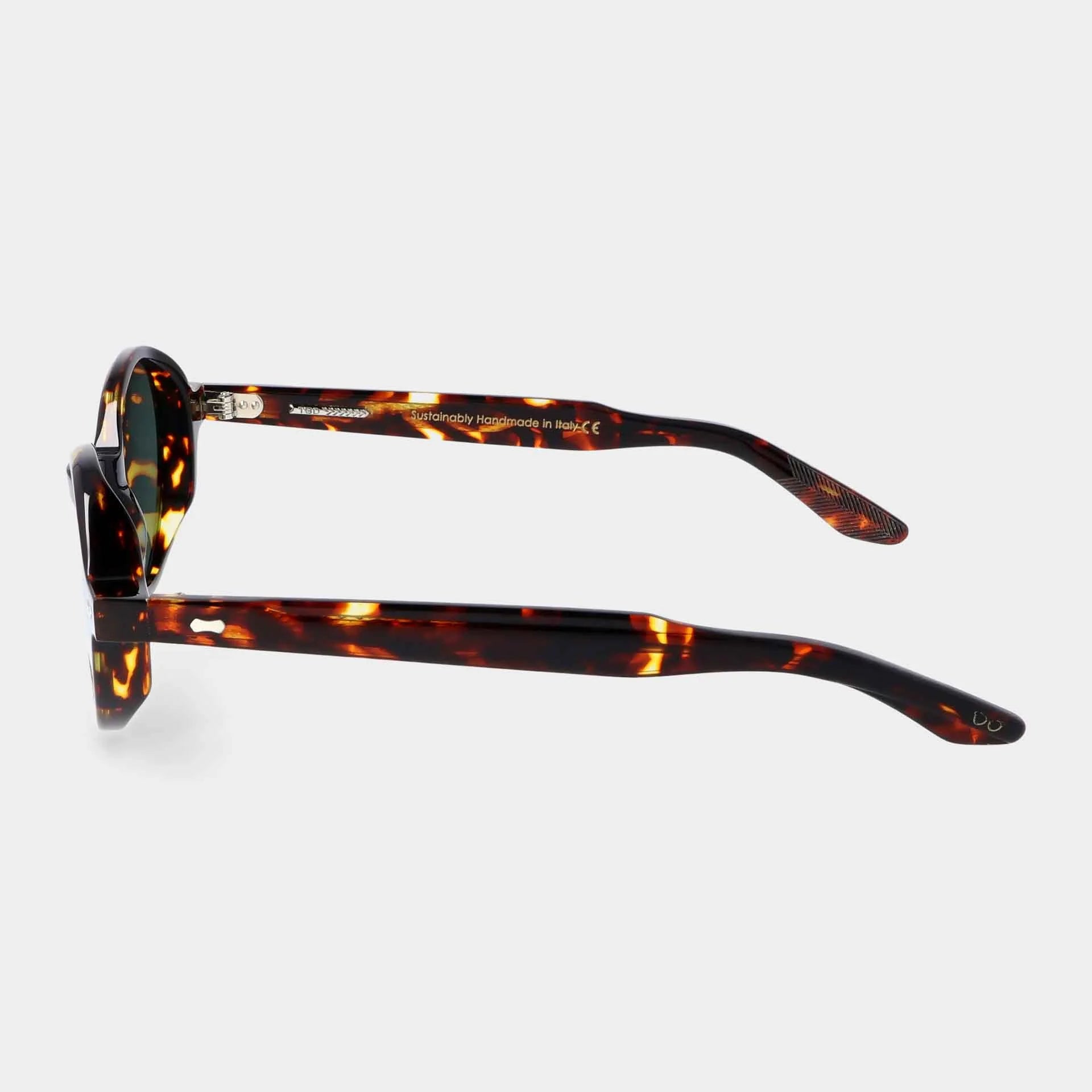 TBD Eyewear Giotto Eco Dark Havana | Bottle Green Lens Sunglasses