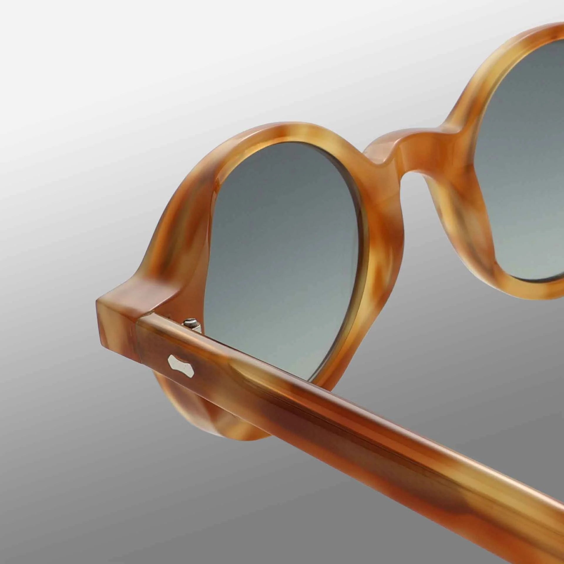 TBD Eyewear Giotto Golden Havana | Mirror Green Lens Sunglasses