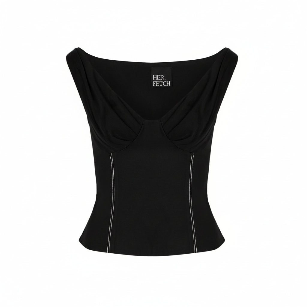 Herfetch Grace Top Black