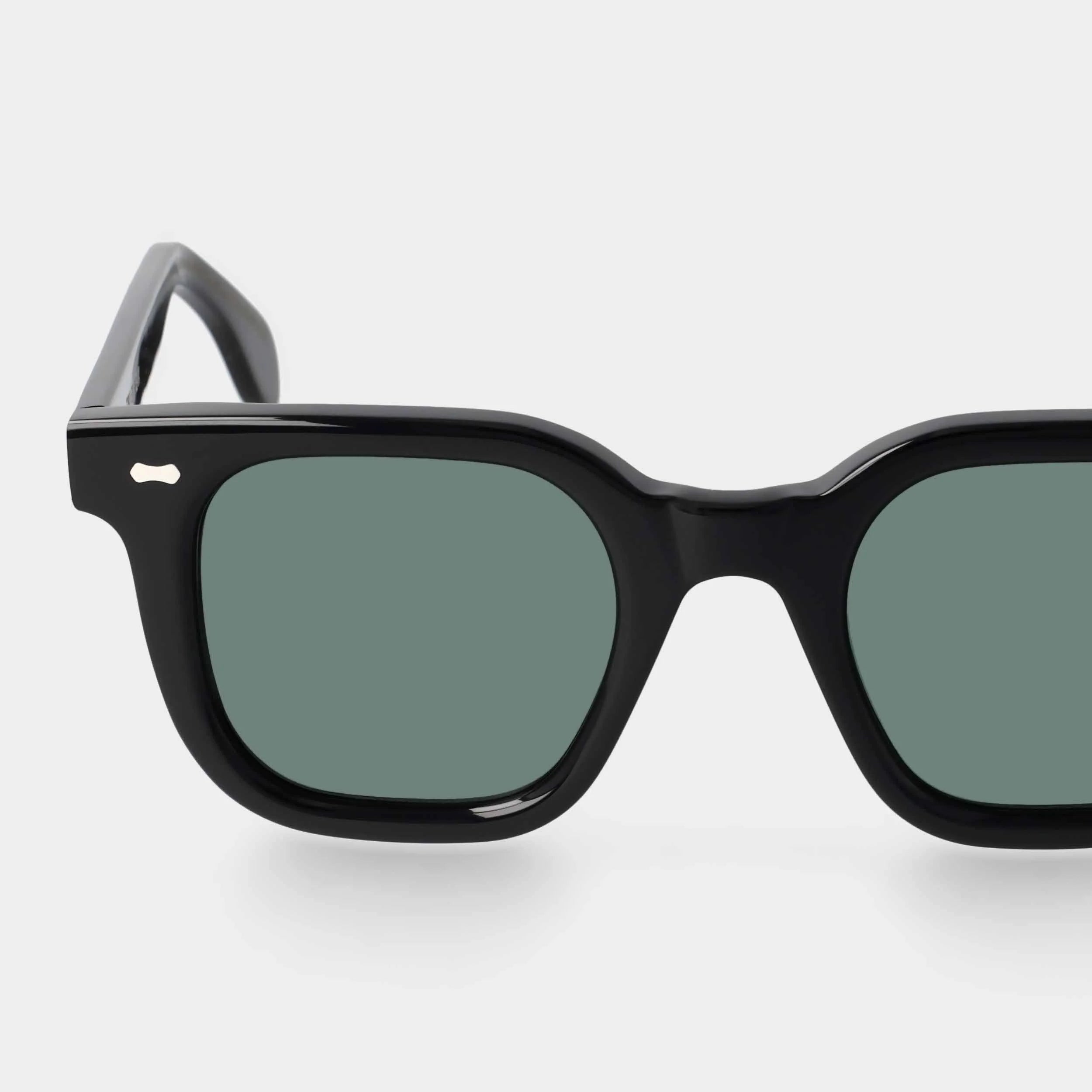 TBD Eyewear Mastro Eco Black | Bottle Green Lens Sunglasses