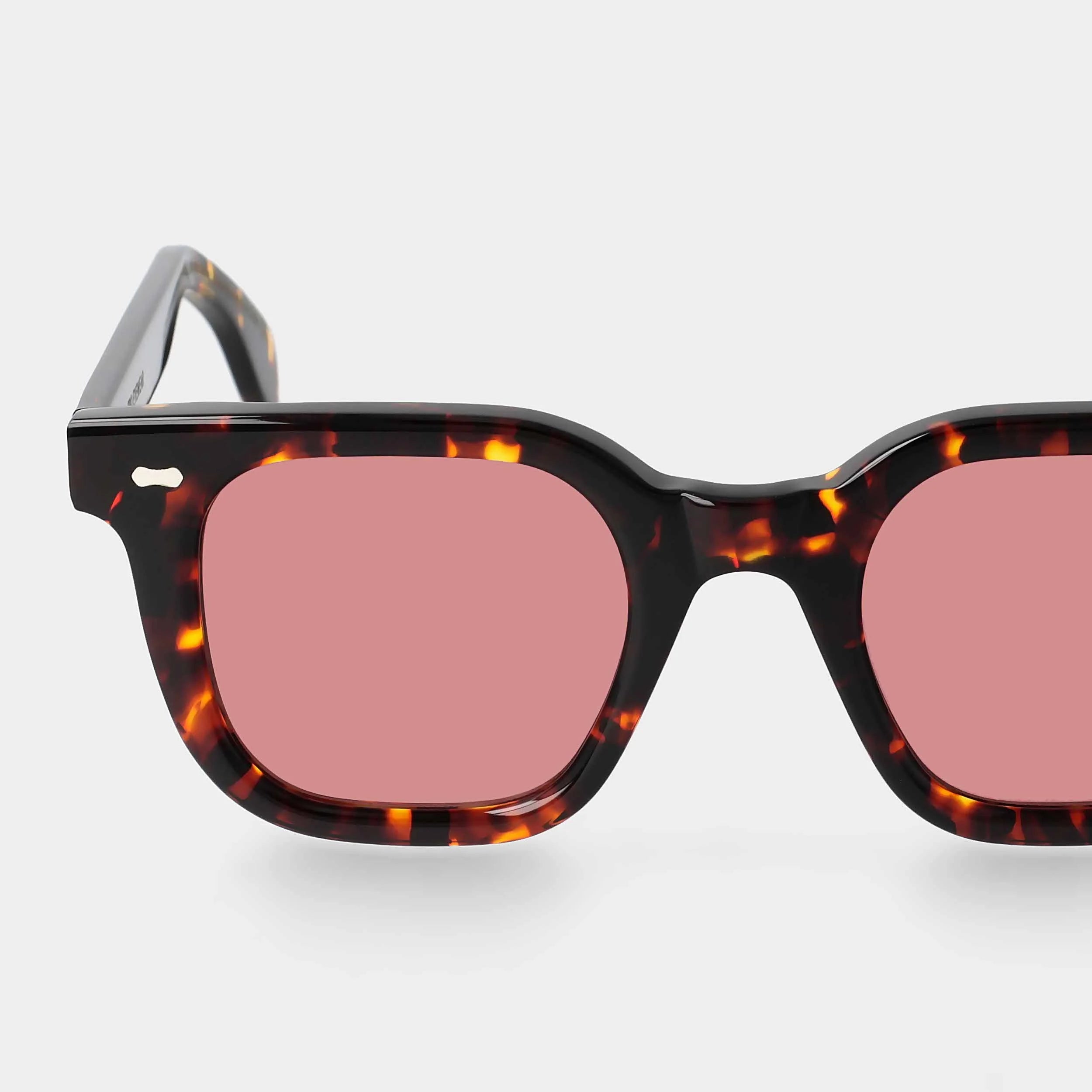 TBD Eyewear Mastro Eco Dark Havana | Red Lens Sunglasses
