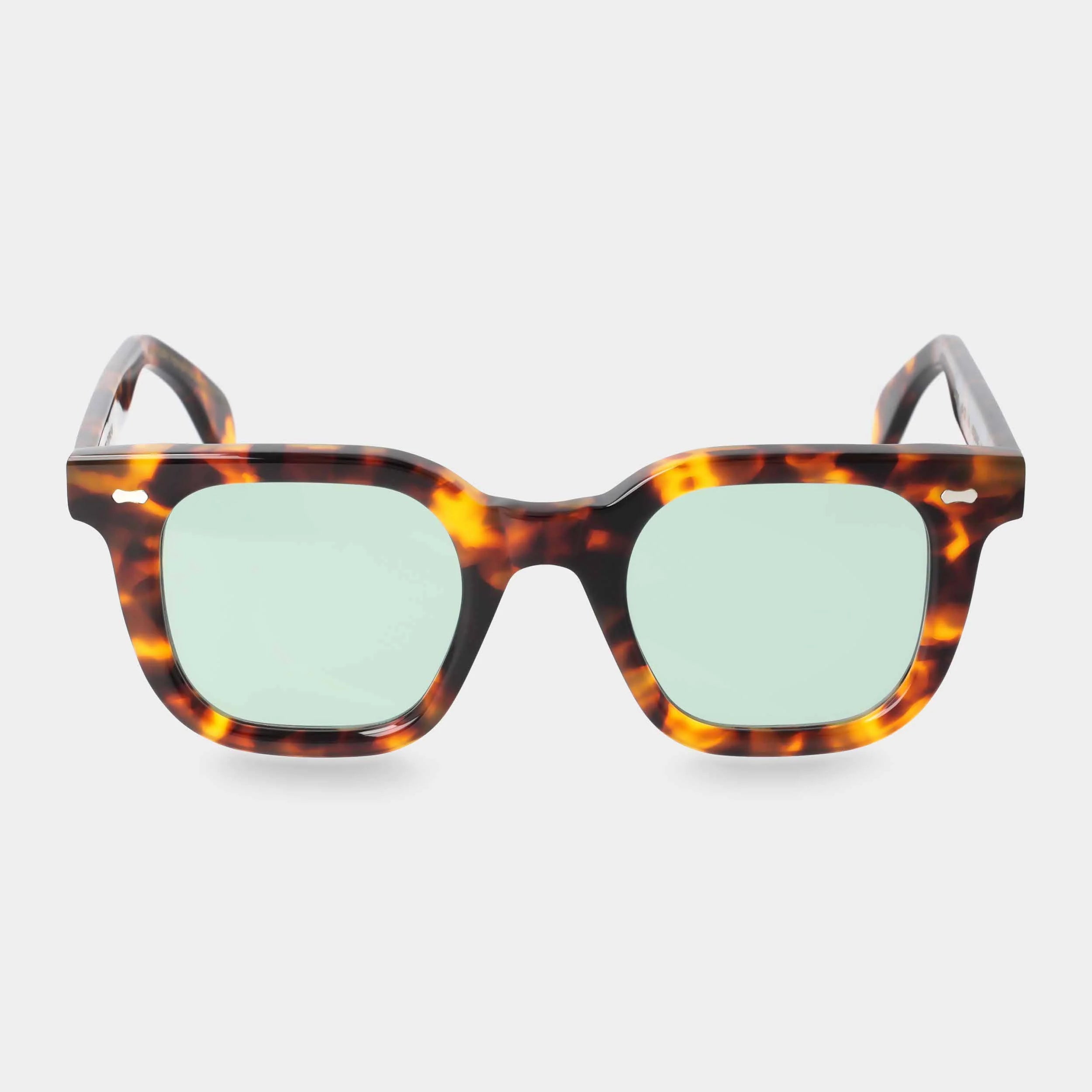 TBD Eyewear Mastro Eco Spotted Havana | Light Green Lens Sunglasses