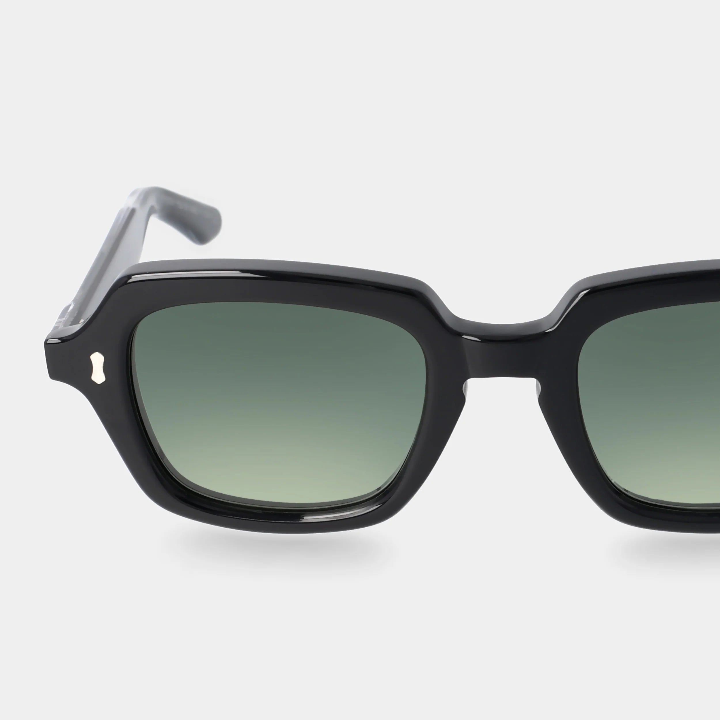 TBD Eyewear Oak Eco Black | Green Lens Sunglasses