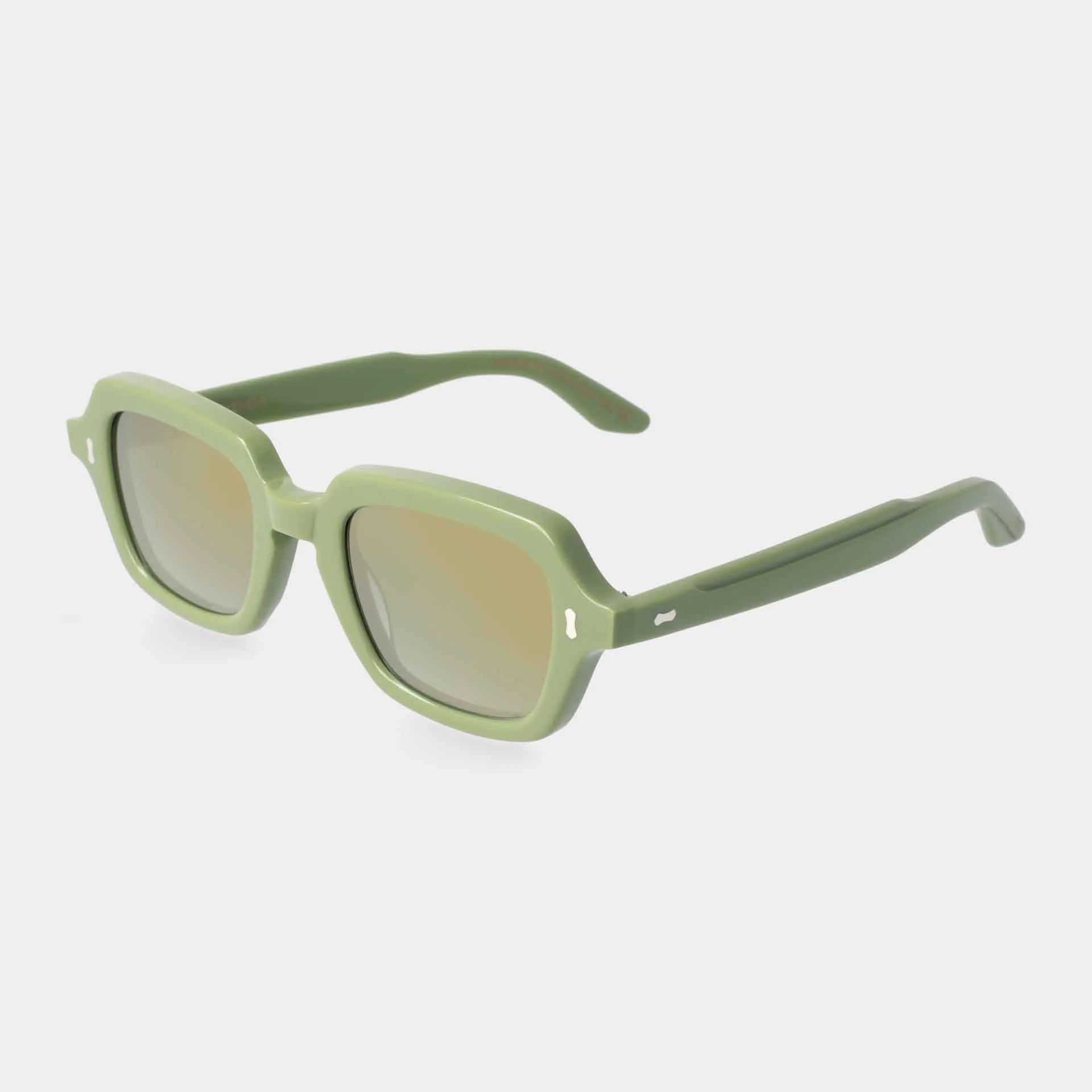 TBD Eyewear Oak Sage | Mirror Green Lens Sunglasses