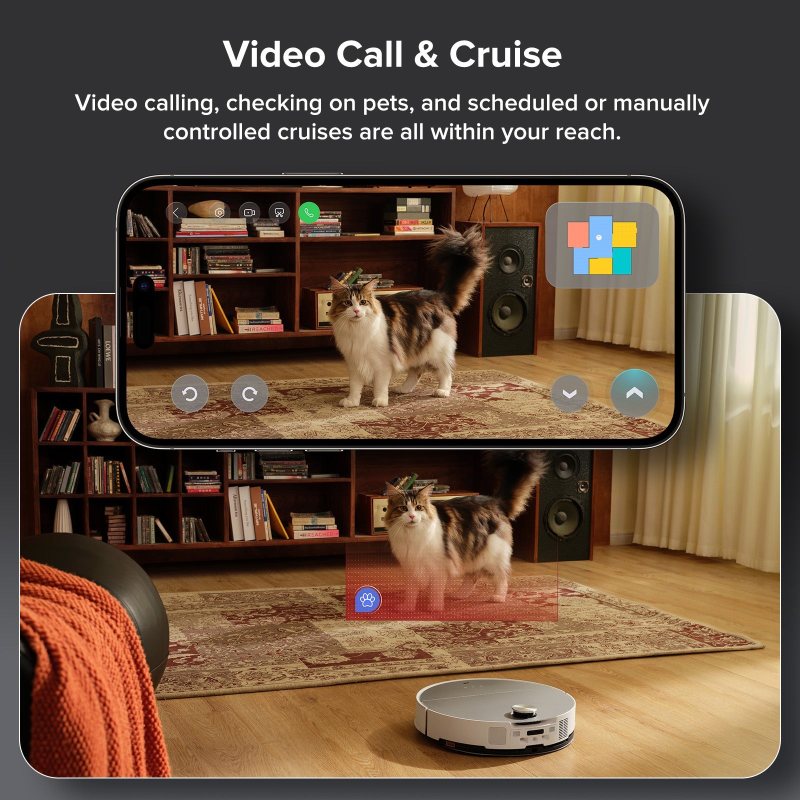 Roborock Saros 10 Robot Vacuum with Dual Anti-tangle System (Upgraded from S8 MaxV Ultra)