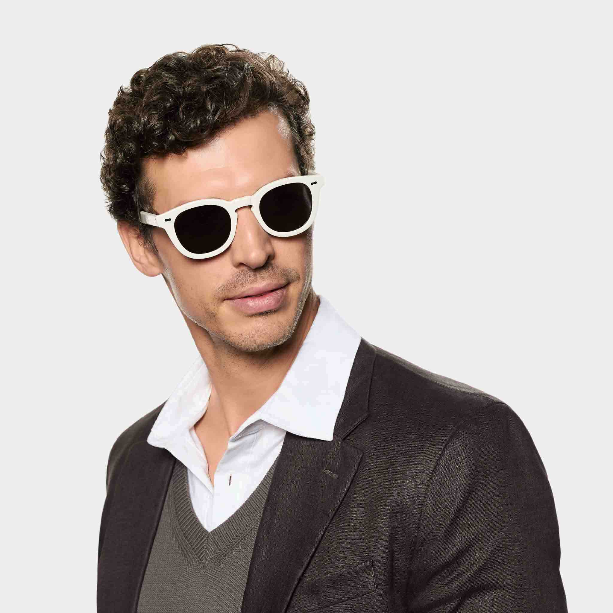 TBD Eyewear Donegal White | Grey Lens Sunglasses