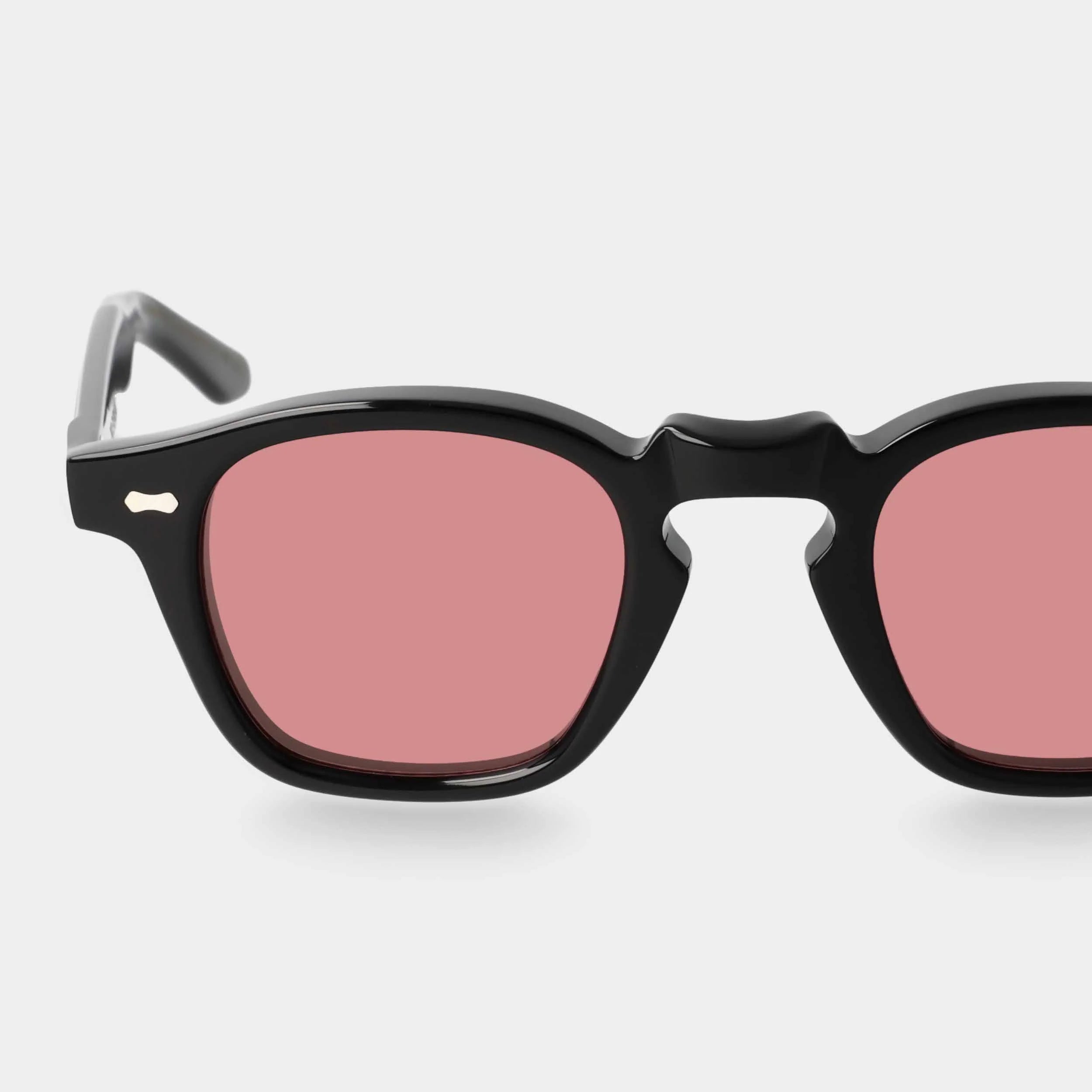 TBD Eyewear Cord Black Red Sunglasses Detail