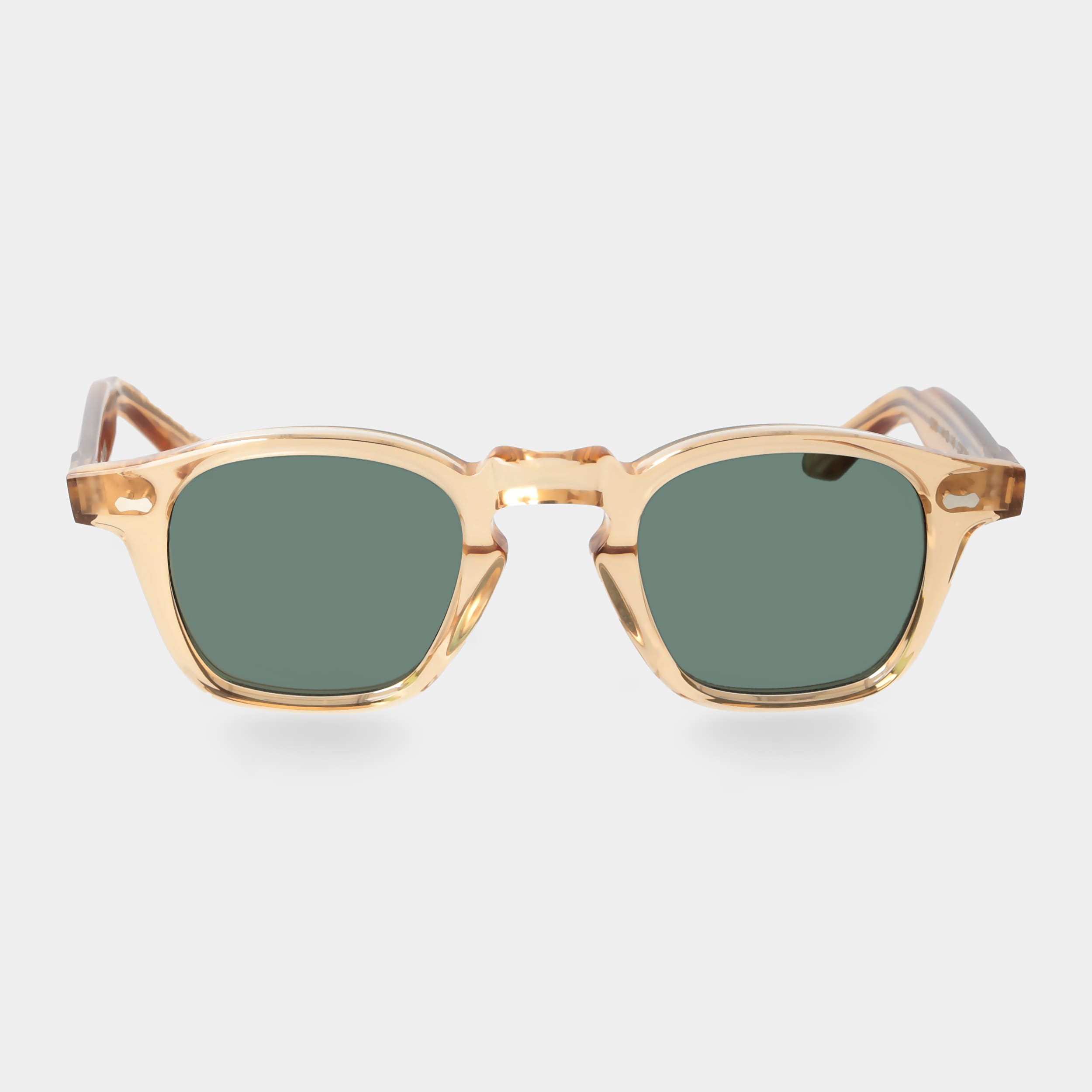 TBD Eyewear Cord Eco Champagne Bottle Green Lens Front