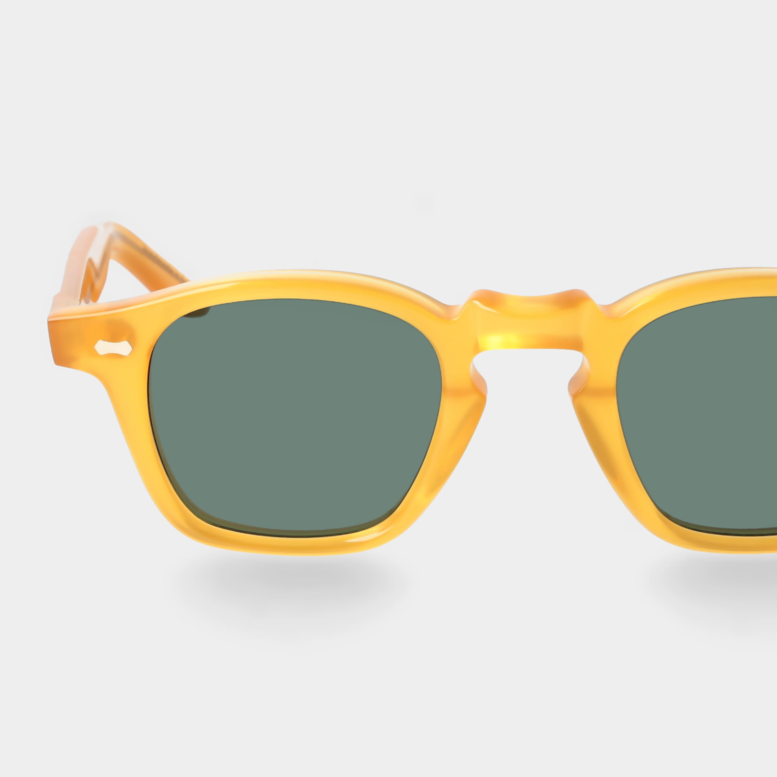 TBD Eyewear Cord Eco Honey Bottle Green Lens Detail