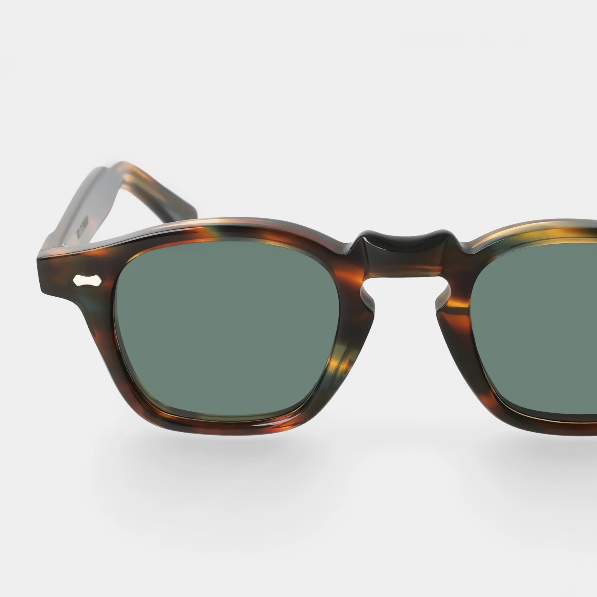 TBD Eyewear Cord River Bottle Green Lens Sunglasses Detail