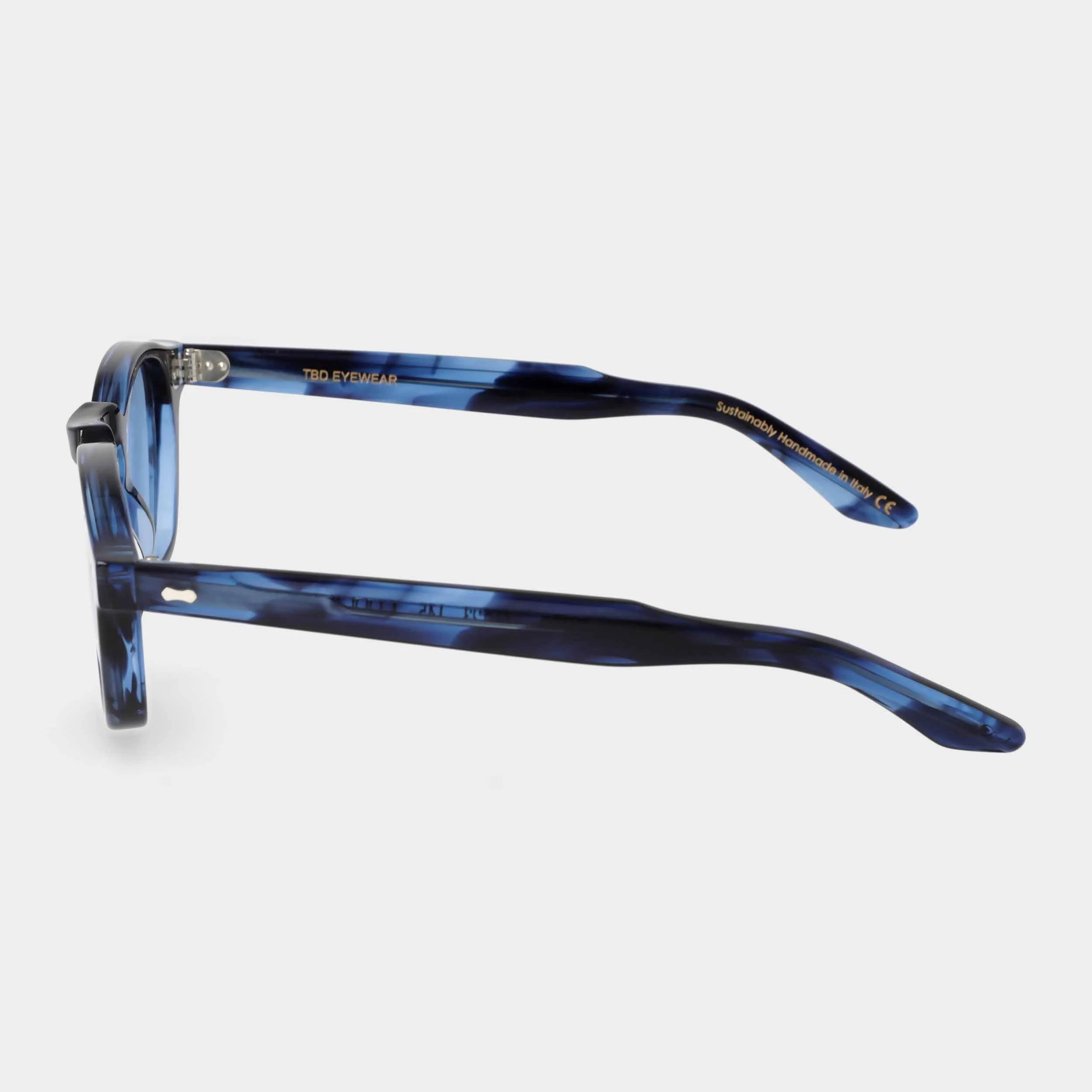 TBD Eyewear Cord Ocean Blue Lens Sunglasses Side