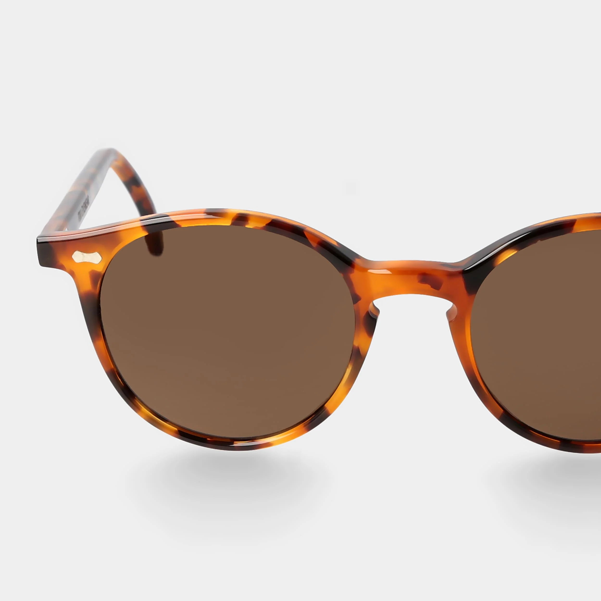 TBD Eyewear Cran Amber Tortoise Tobacco Lens Sunglasses Detail