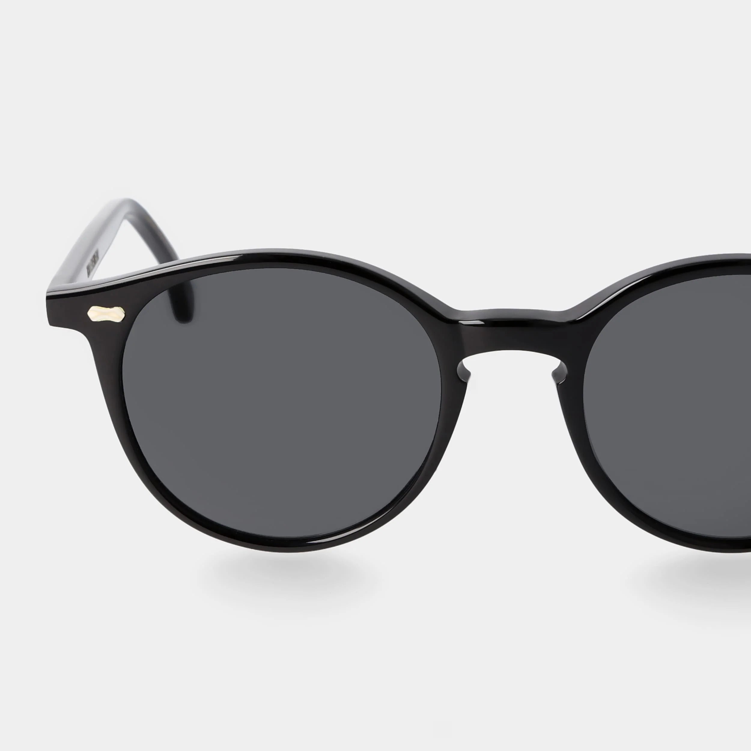 TBD Eyewear Cran Eco Black Grey Lens Sunglasses Detail