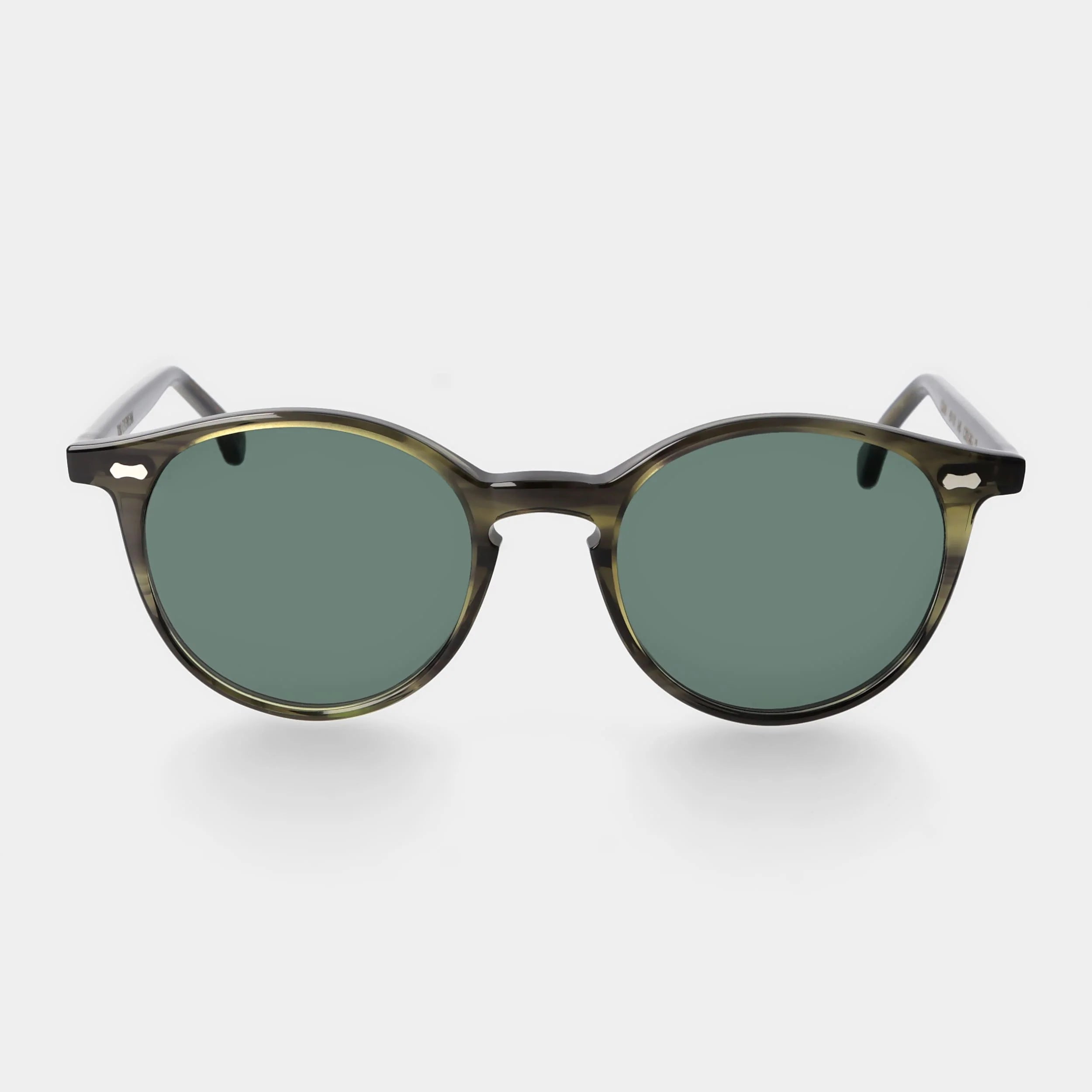 TBD Eyewear Cran Eco Green Bottle Green Lens Sunglasses Front