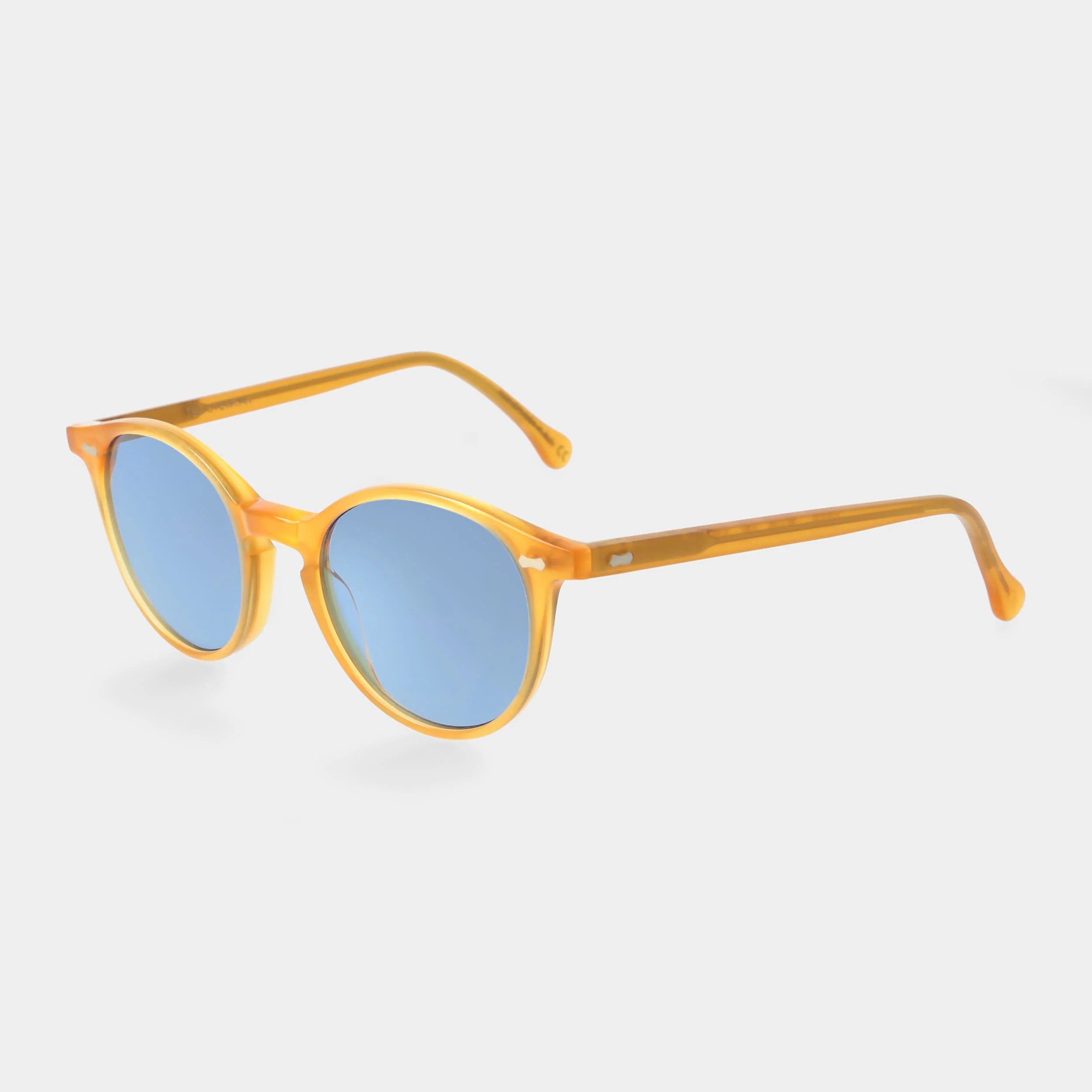 TBD Eyewear Cran Eco Honey Blue Lens Sunglasses Angle