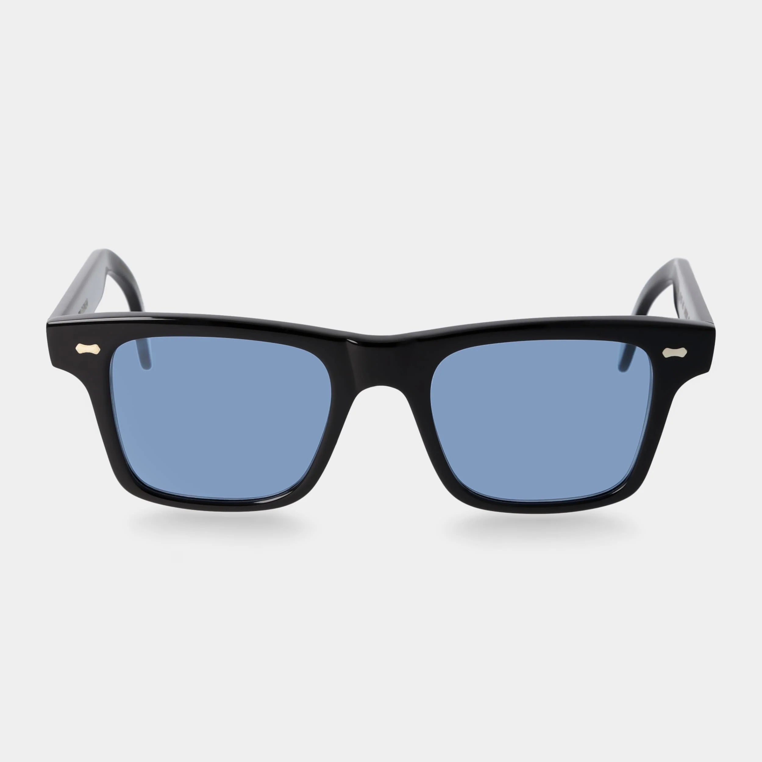 TBD Eyewear Denim Eco Black Blue Lens Sunglasses Front