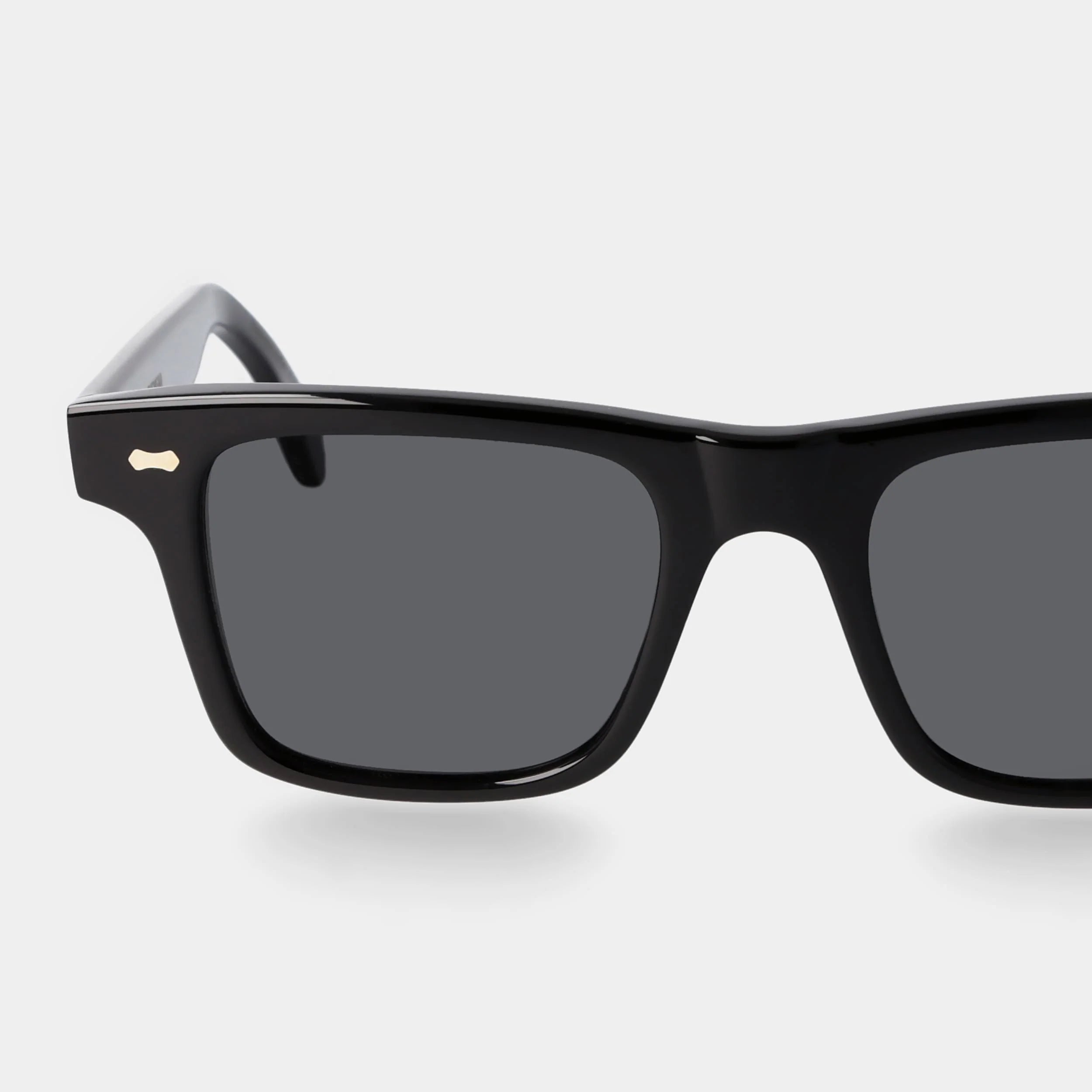 TBD Eyewear Denim Eco Black Grey Lens Sunglasses Detail