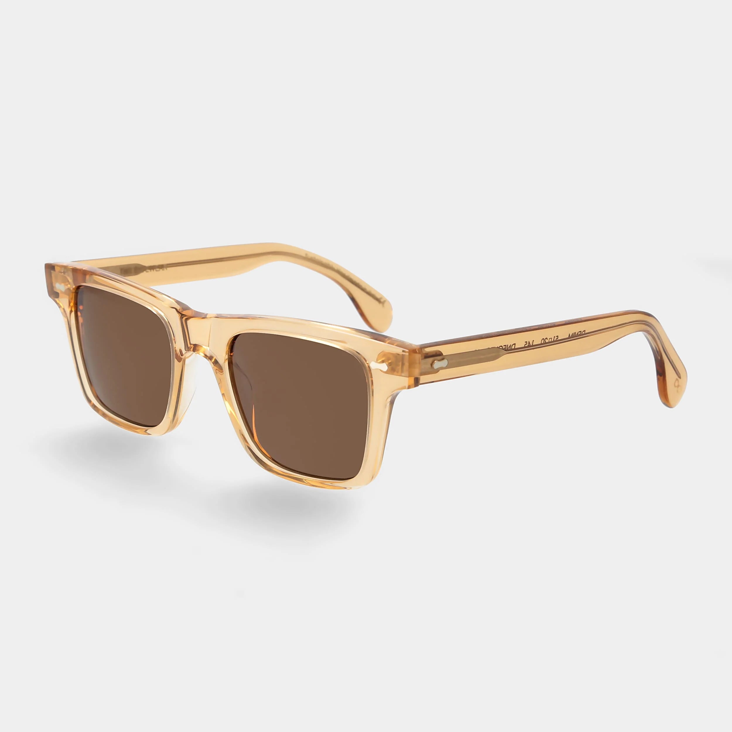 TBD Eyewear Denim Eco Champagne Tobacco Lens Sunglasses Angle