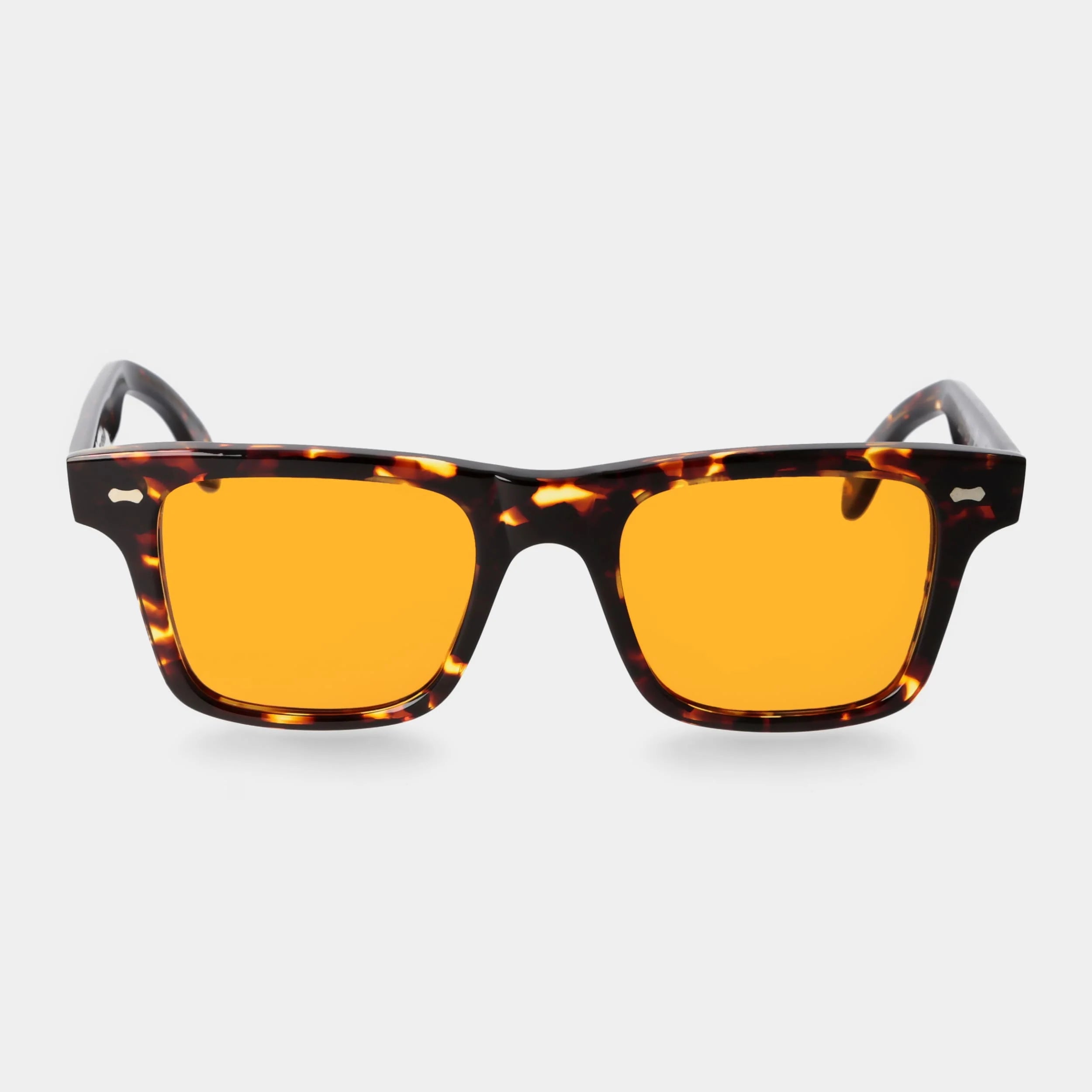 TBD Eyewear Denim Eco Dark Havana Orange Lens Sunglasses Front