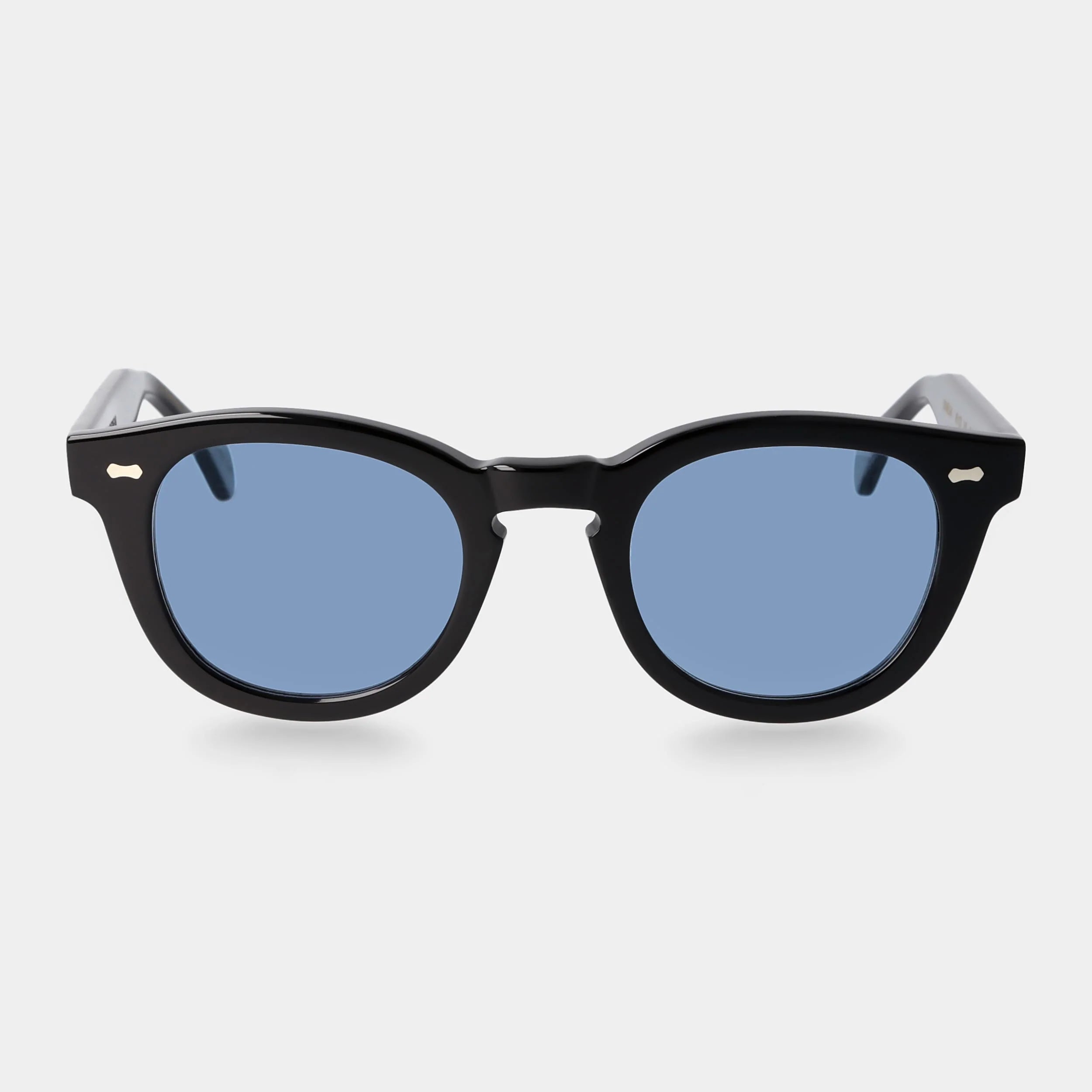 TBD Eyewear Donegal Eco Black Blue Lens Sunglasses Front