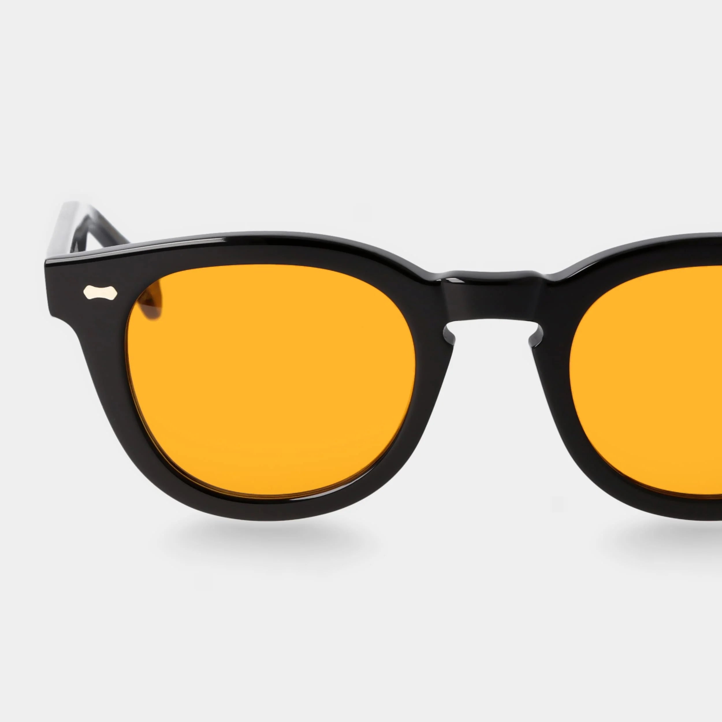 TBD Eyewear Donegal Eco Black Orange Lens Sunglasses Detail