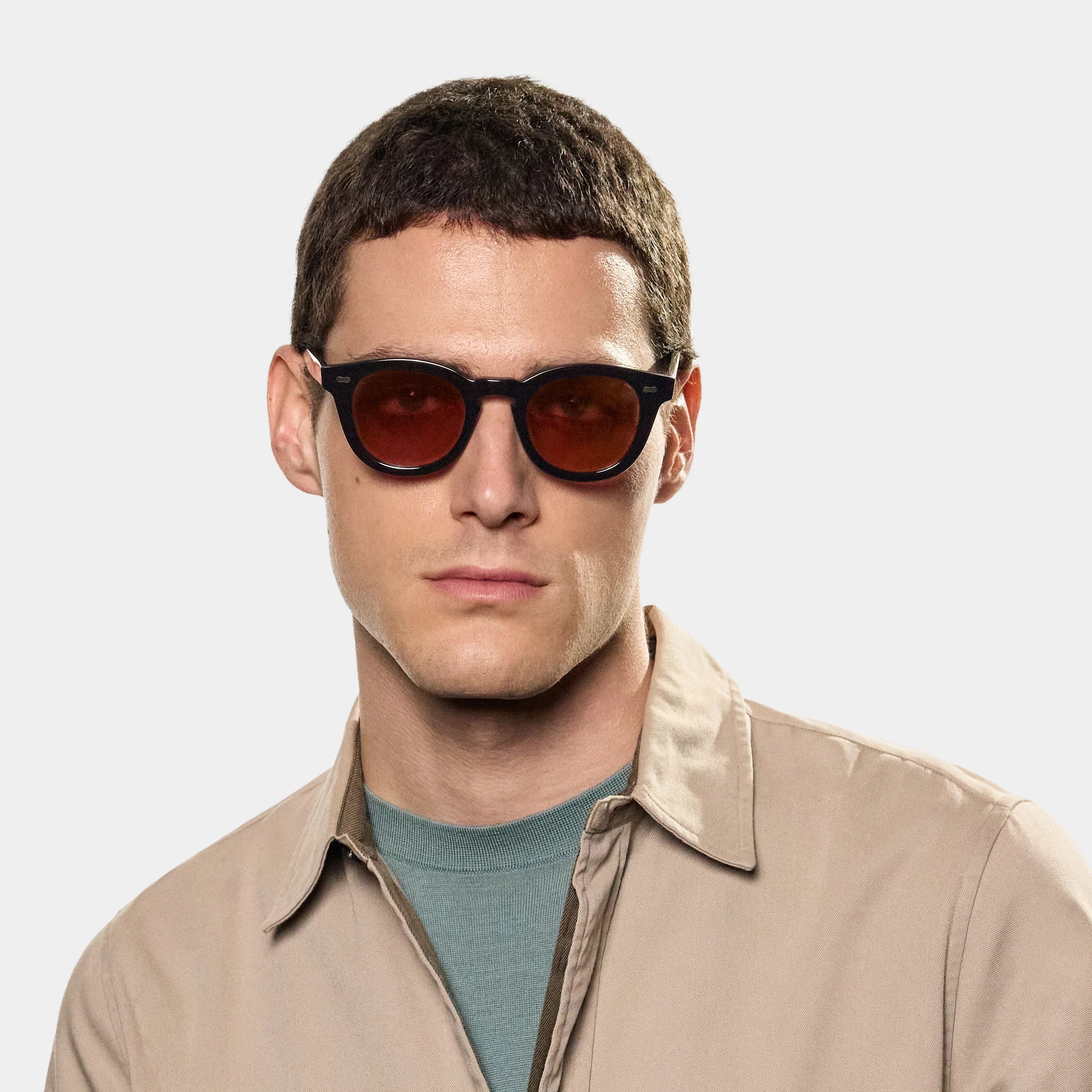 TBD Eyewear Donegal Black Red Sunglasses Man