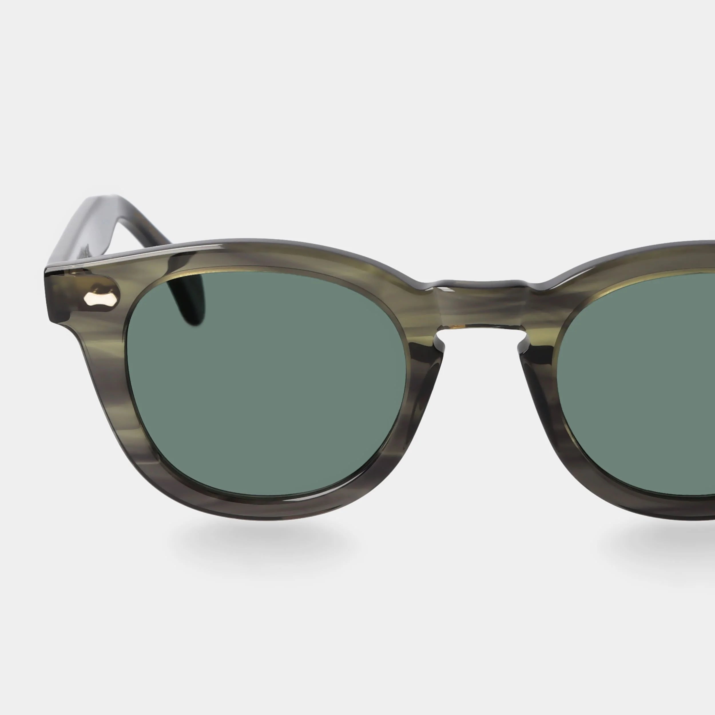 TBD Eyewear Donegal Eco Green | Bottle Green Lens Sunglasses Detail