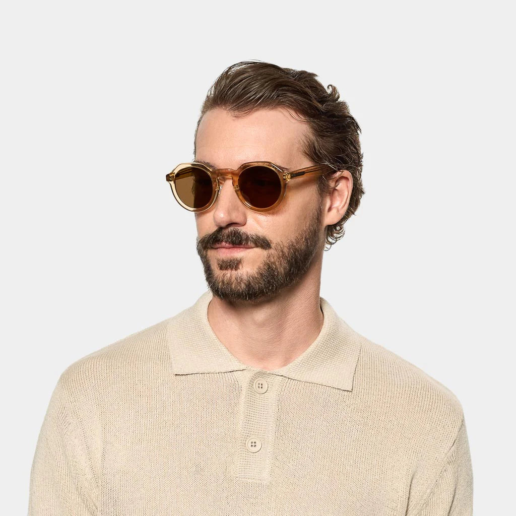 TBD Eyewear Ivy Eco Champagne Tobacco Lens Sunglasses Man