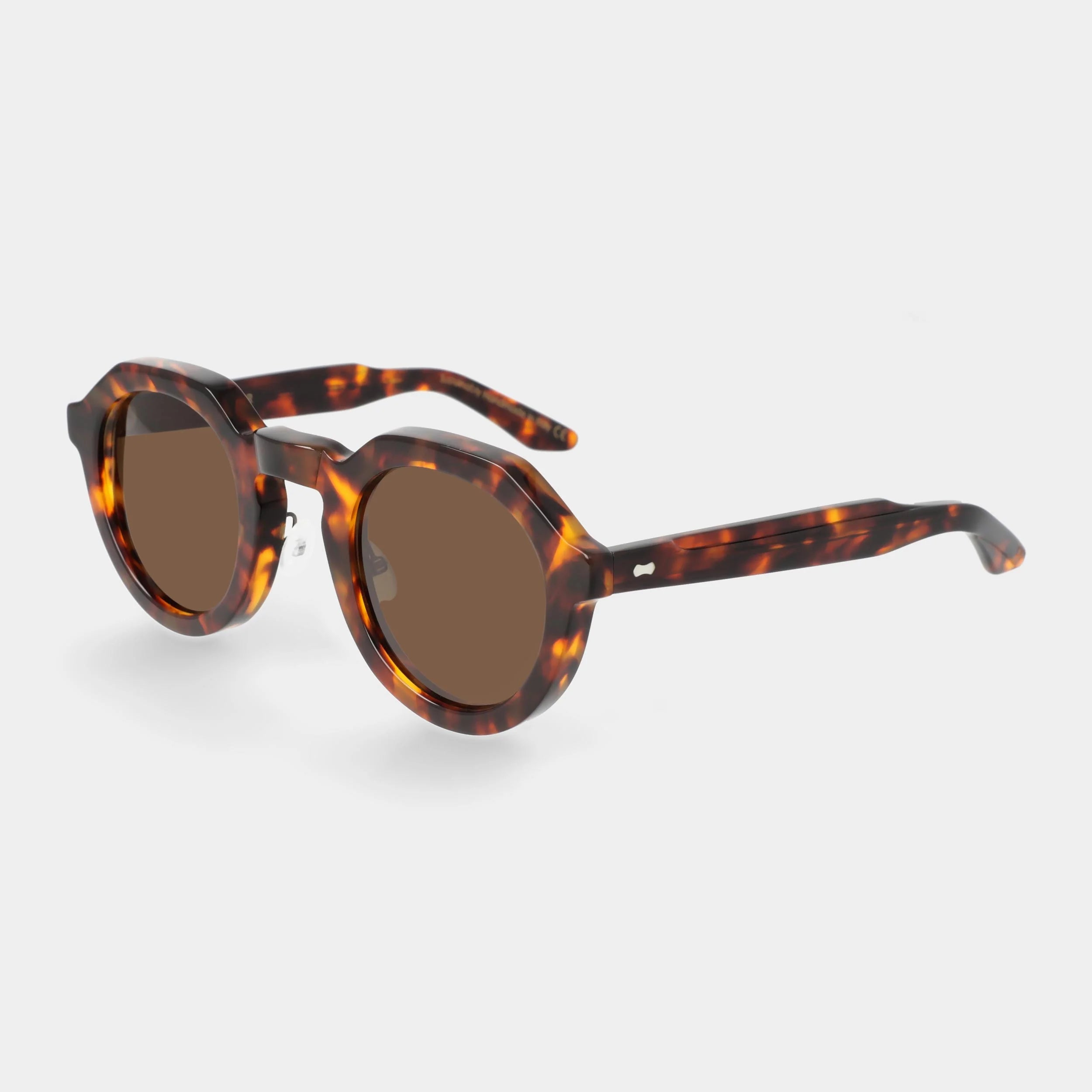 TBD Eyewear Ivy Eco Spotted Havana Tobacco Lens Sunglasses Angle