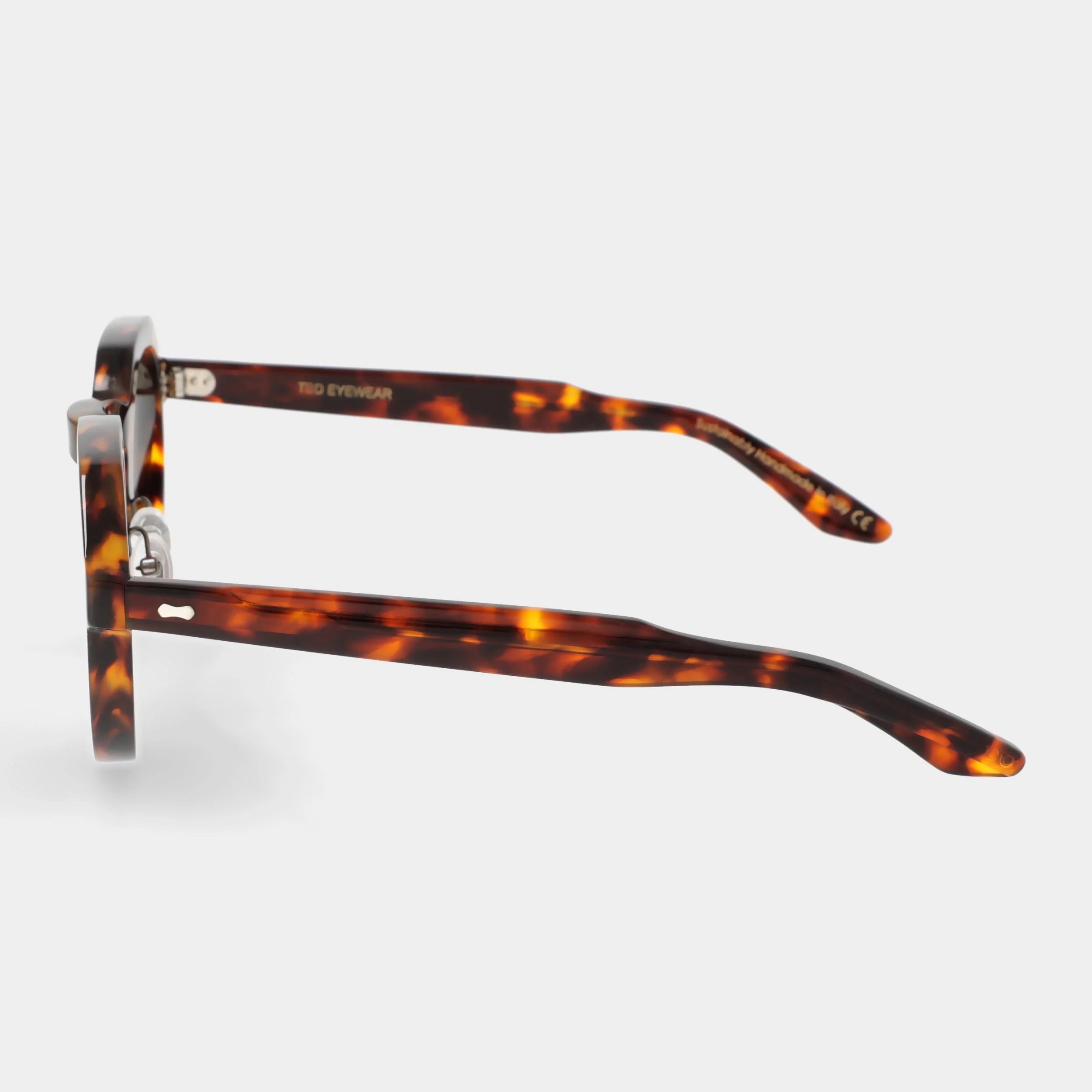 TBD Eyewear Ivy Eco Spotted Havana Tobacco Lens Sunglasses Side