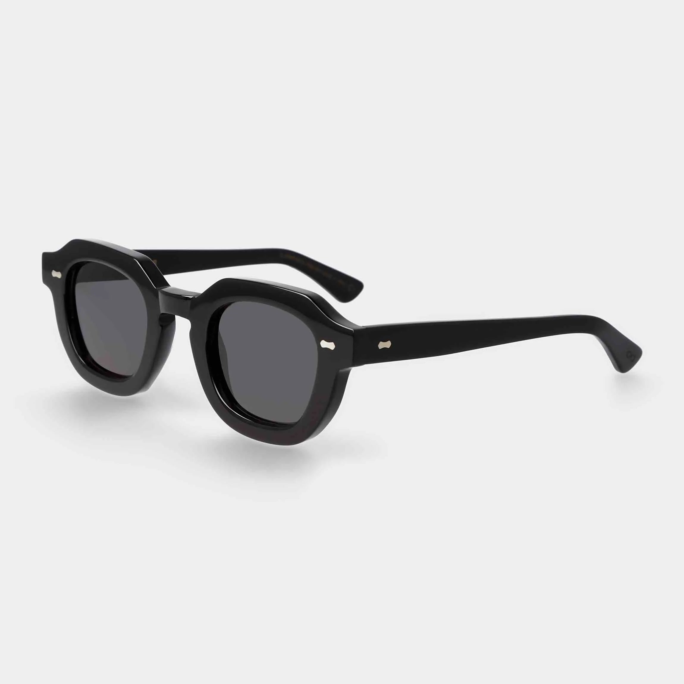 TBD Eyewear Juta Eco Black Grey Lens Sunglasses Angle