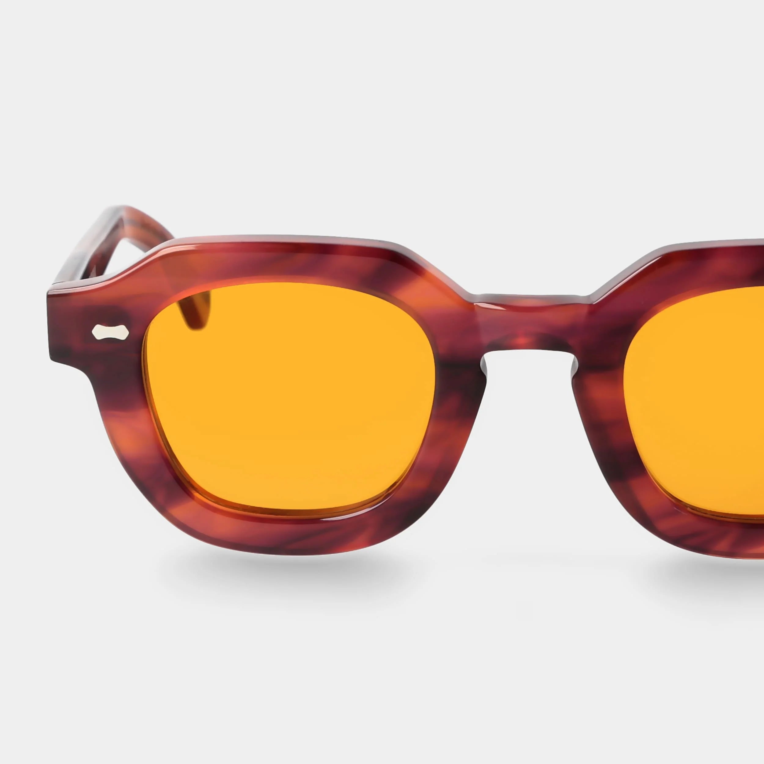 TBD Eyewear Juta Eco Havana Orange Lens Sunglasses Detail