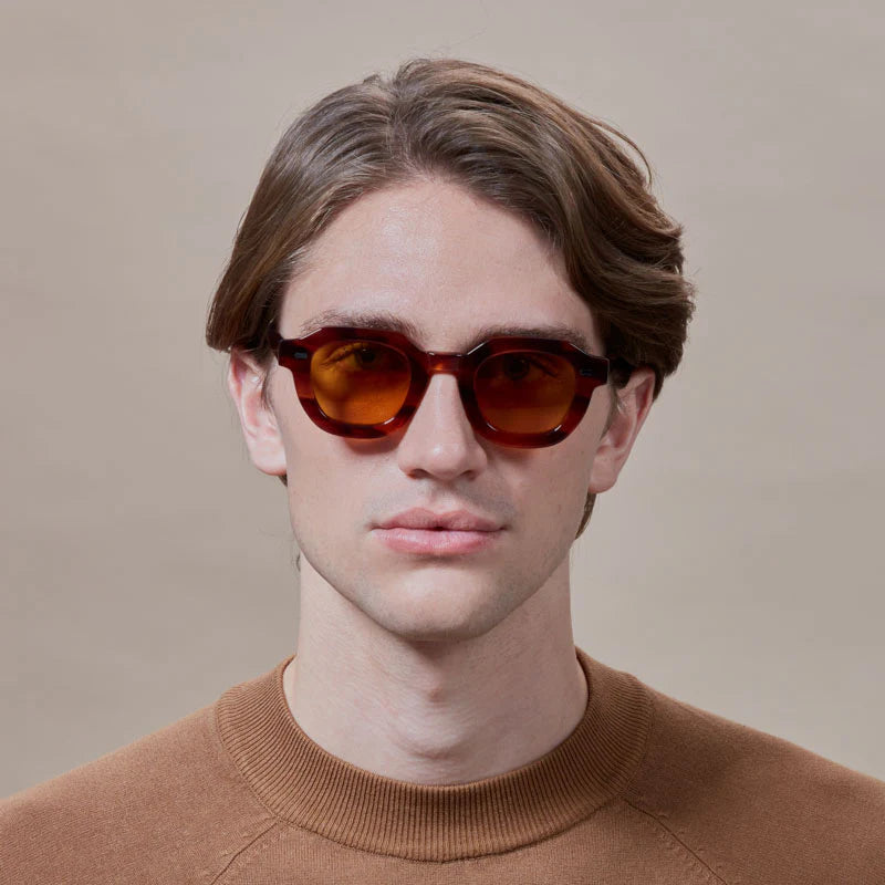 TBD Eyewear Juta Eco Havana Orange Lens Sunglasses Man