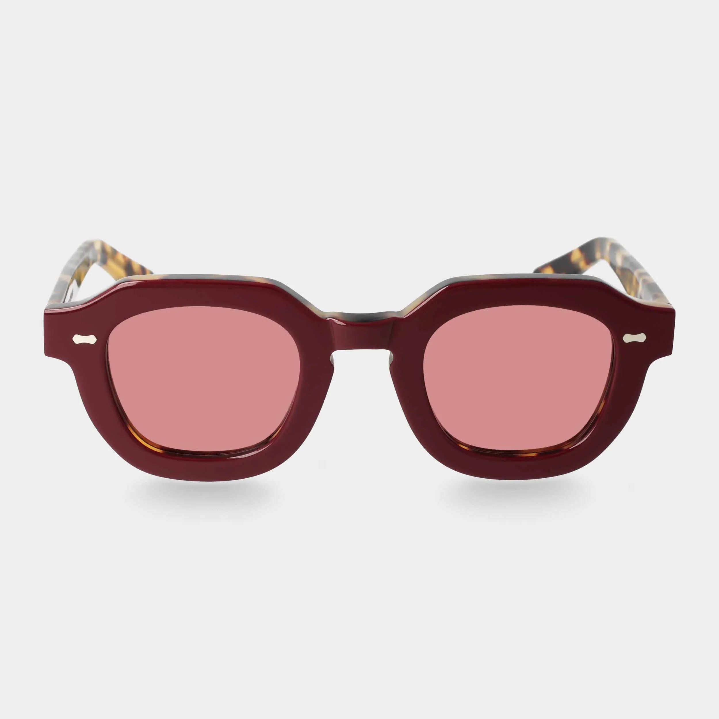 TBD Eyewear Juta Plum Red Sunglasses Front