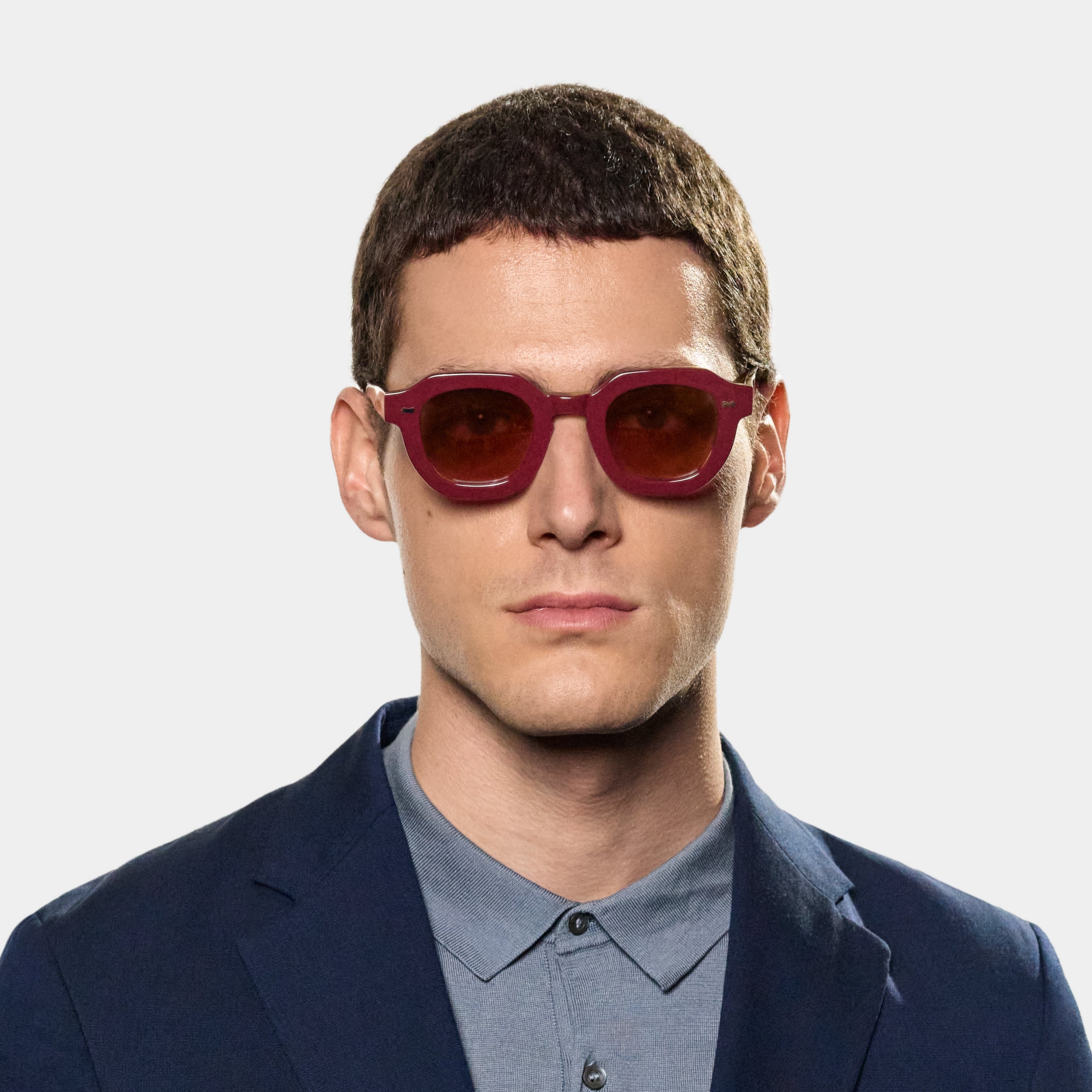 TBD Eyewear Juta Plum Red Sunglasses Man