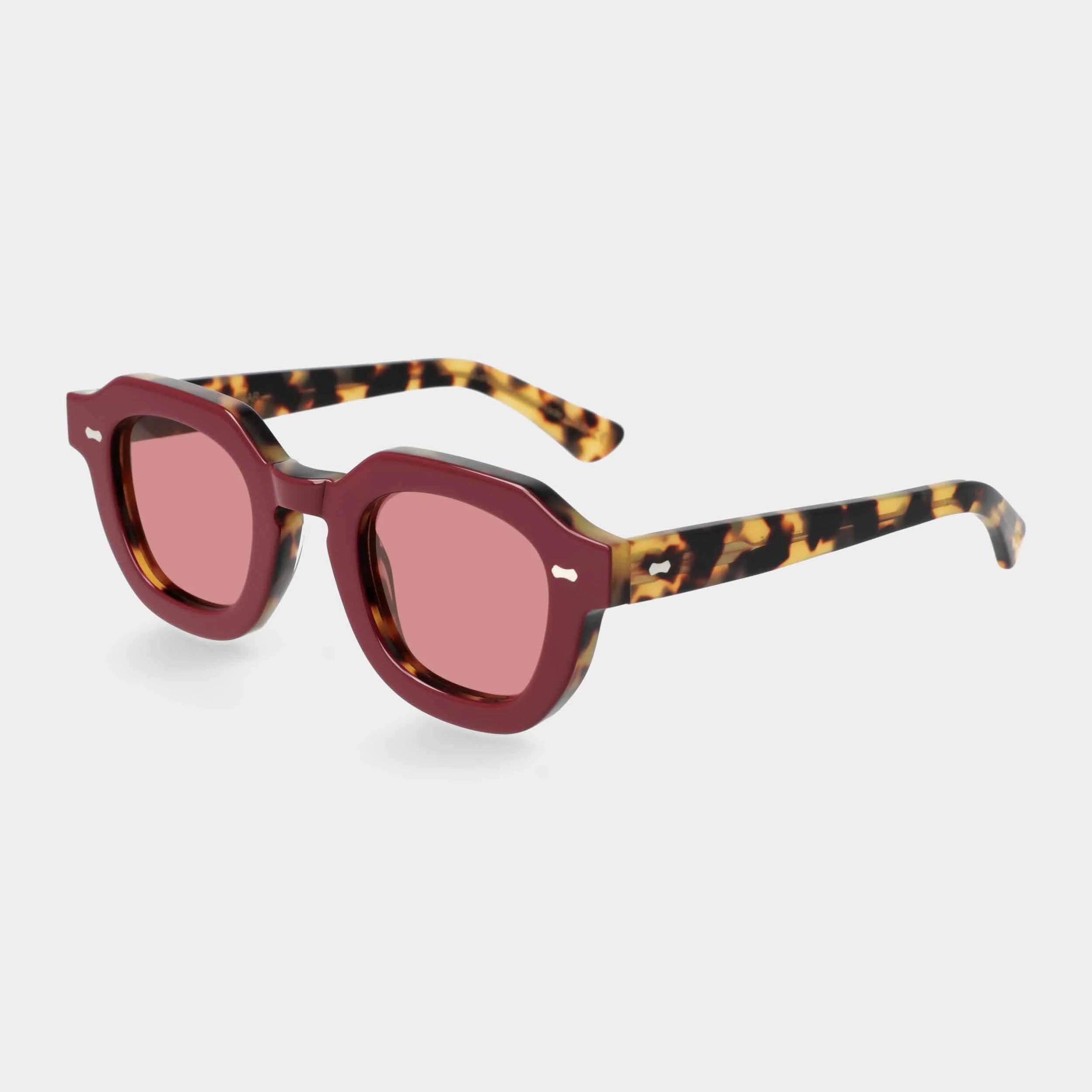 TBD Eyewear Juta Plum Red Sunglasses Total