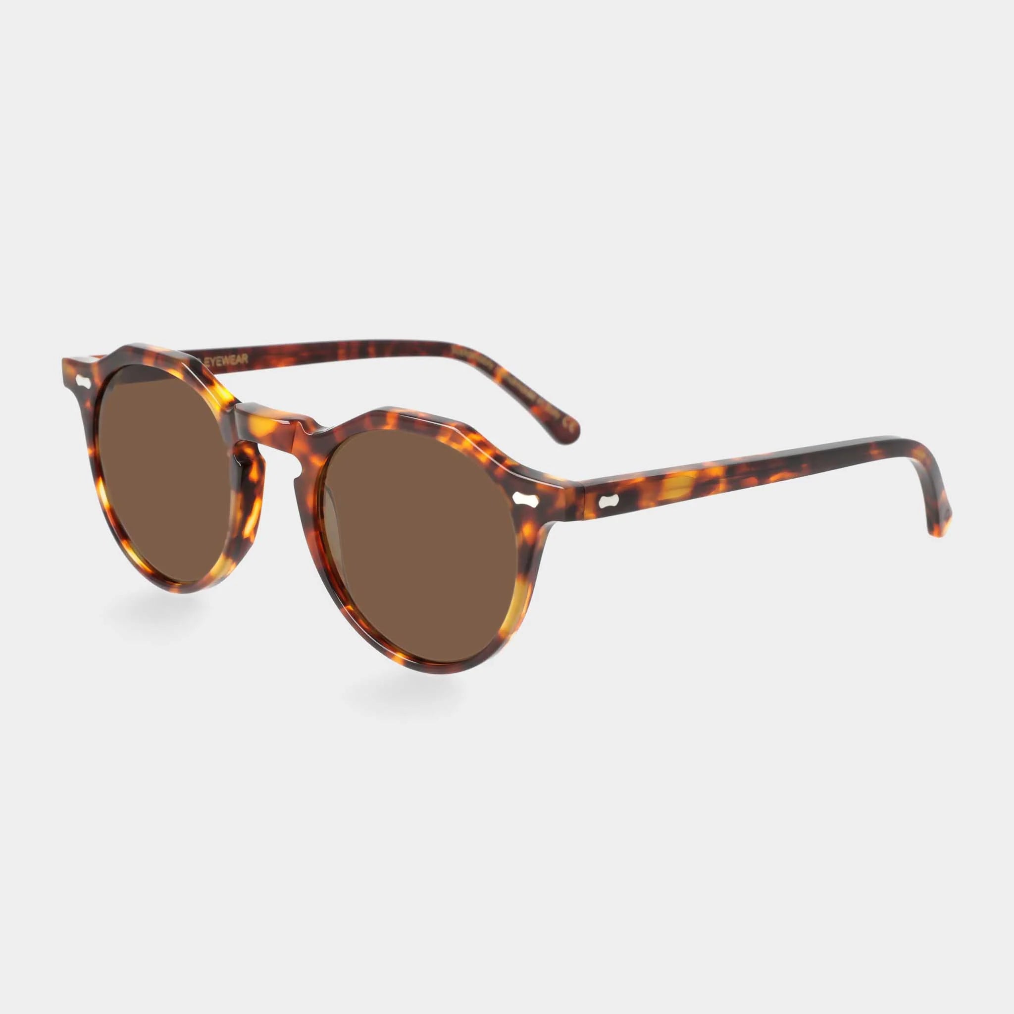 TBD Eyewear Lapel Eco Spotted Havana Tobacco Lens Sunglasses Angle