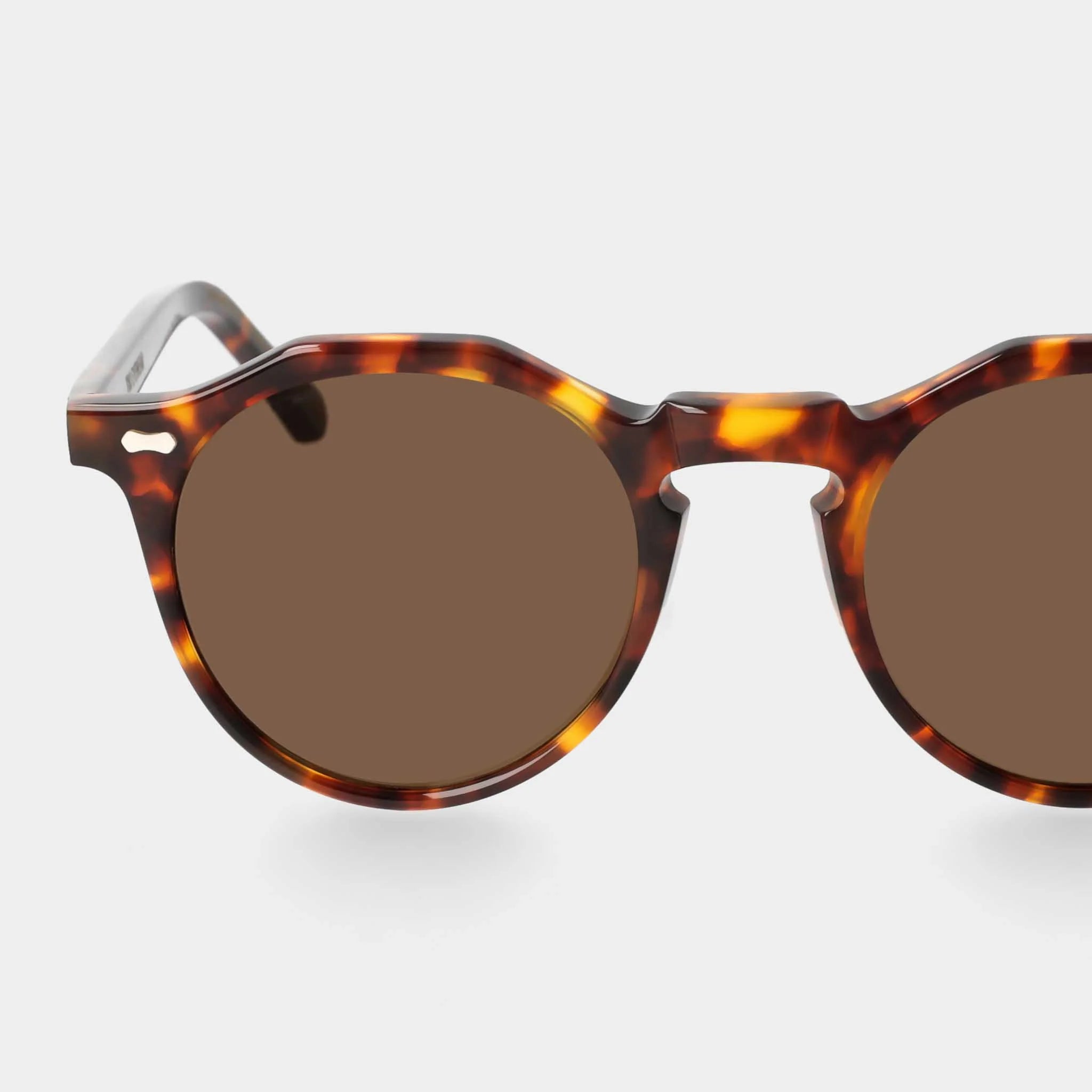 TBD Eyewear Lapel Eco Spotted Havana Tobacco Lens Sunglasses Detail