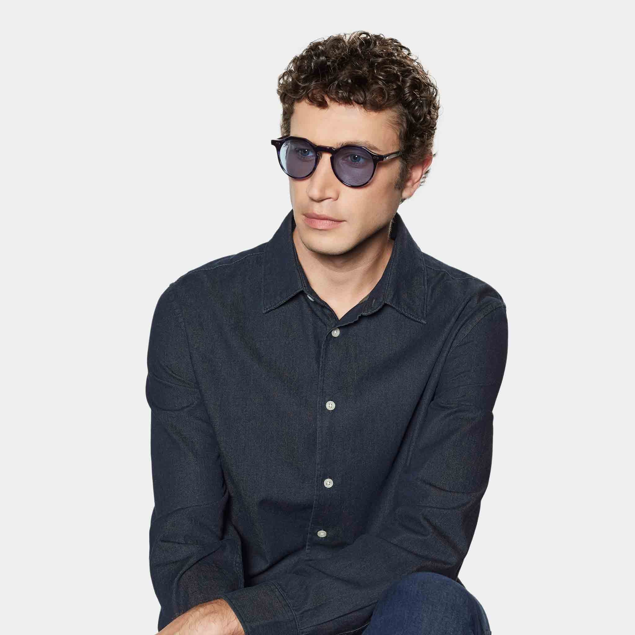 TBD Eyewear Lapel Ocean Blue Lens Sunglasses Man