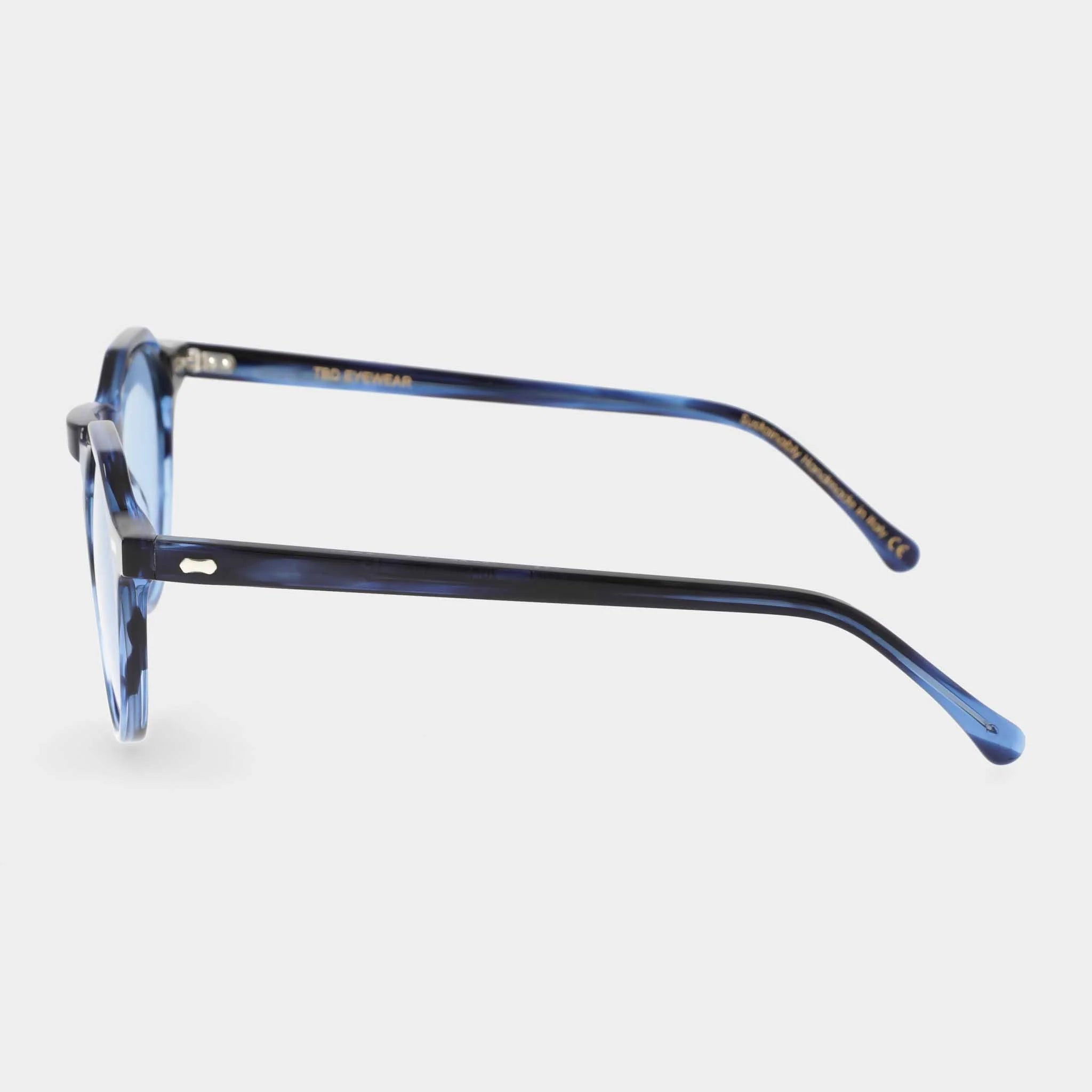 TBD Eyewear Lapel Ocean Blue Lens Sunglasses Side