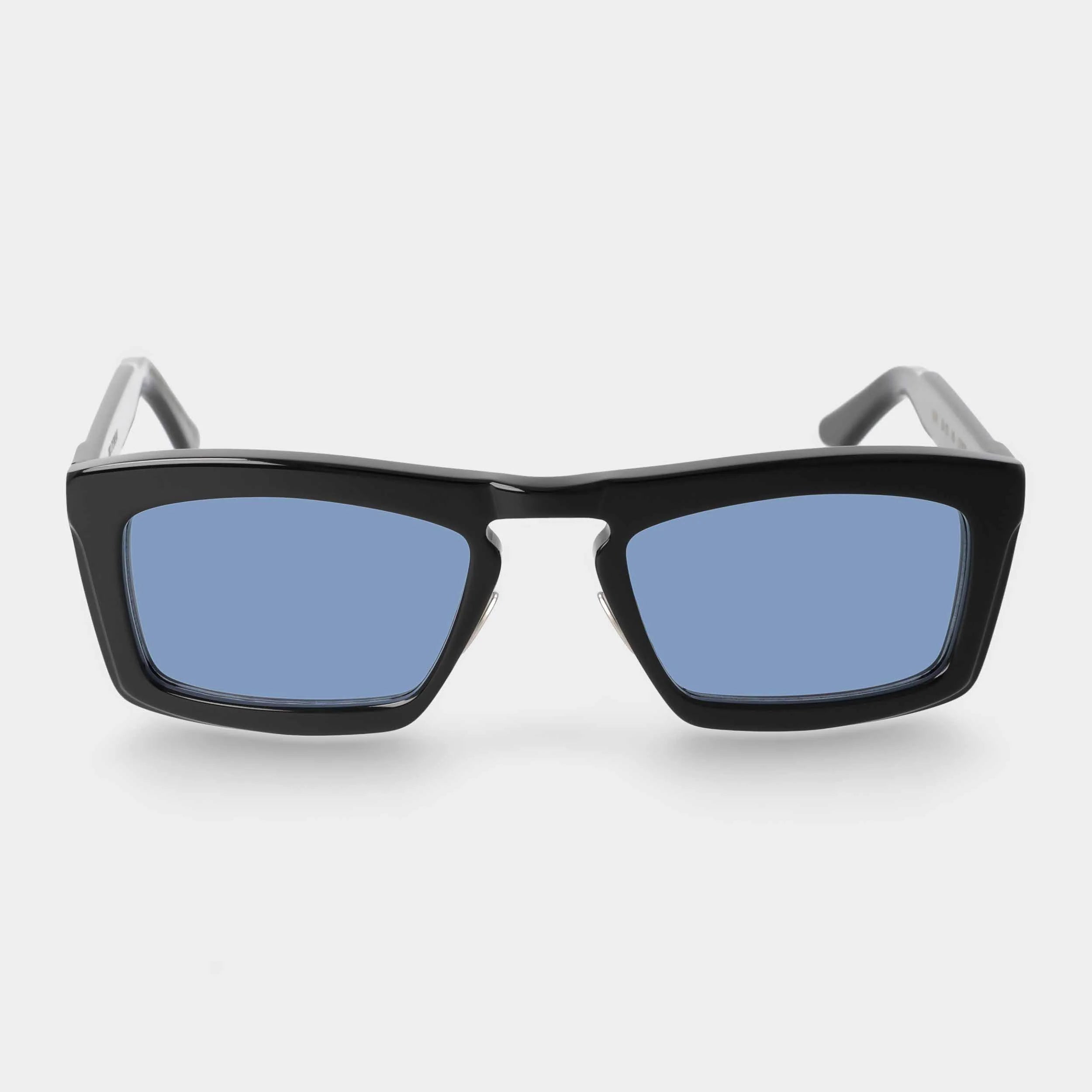 TBD Eyewear Leaf Eco Black Blue Lens Sunglasses Front