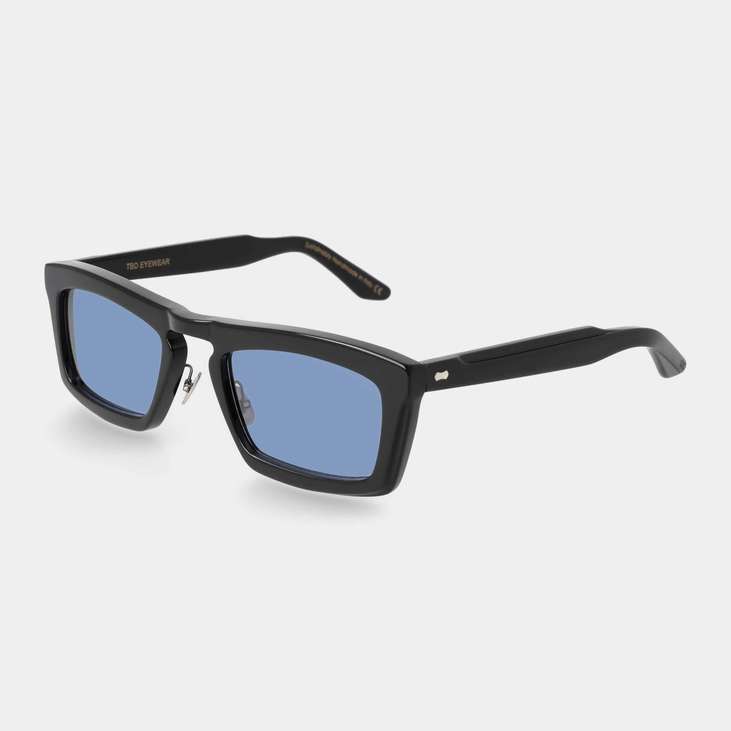 TBD Eyewear Leaf Eco Black Blue Lens Sunglasses Total